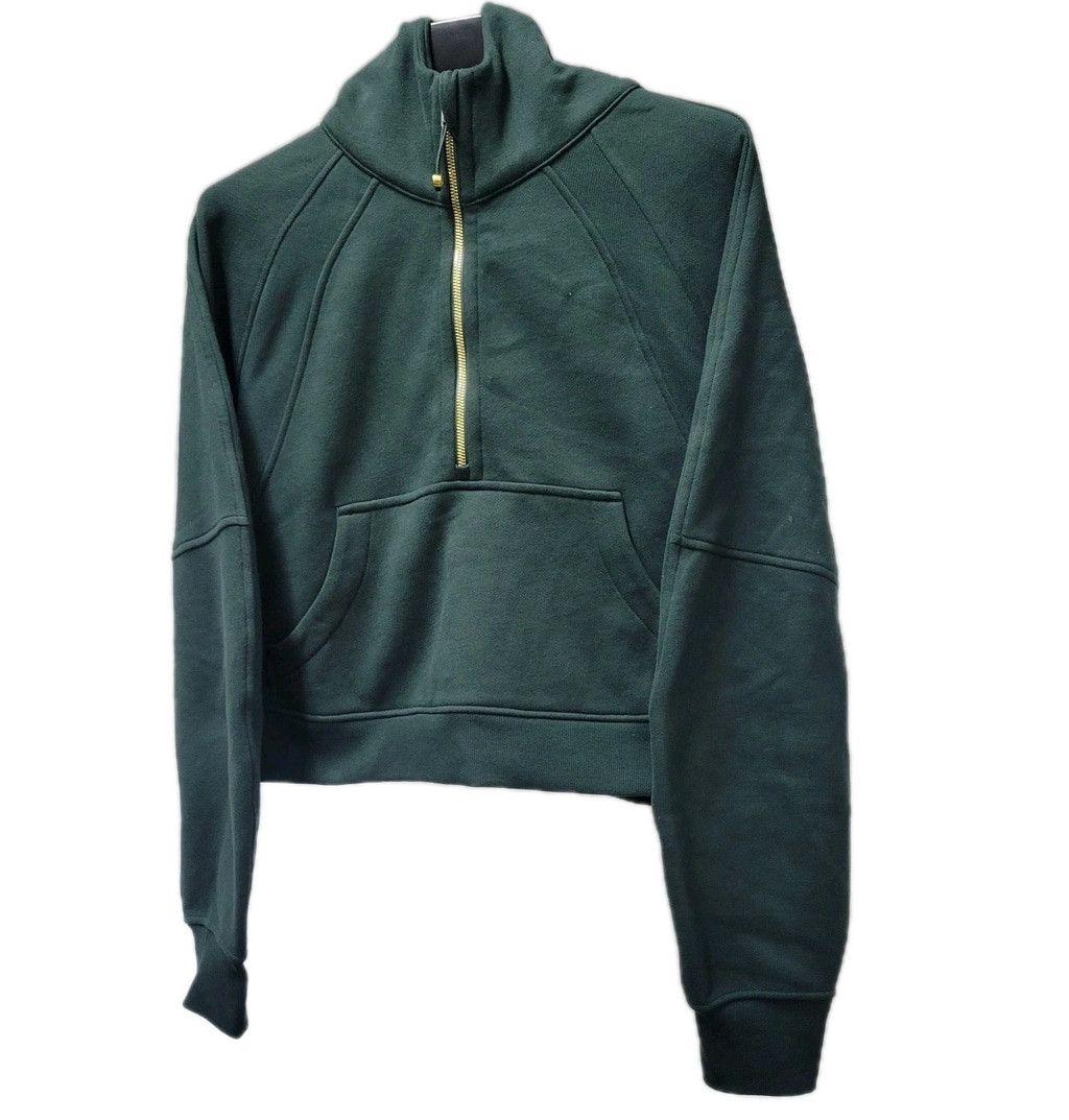 Lululemon Lululemon Scuba Oversized Funnel Half-Zip Mint Green Gold Zi Size M / US 6-8 / IT 42-44 - 4 Thumbnail