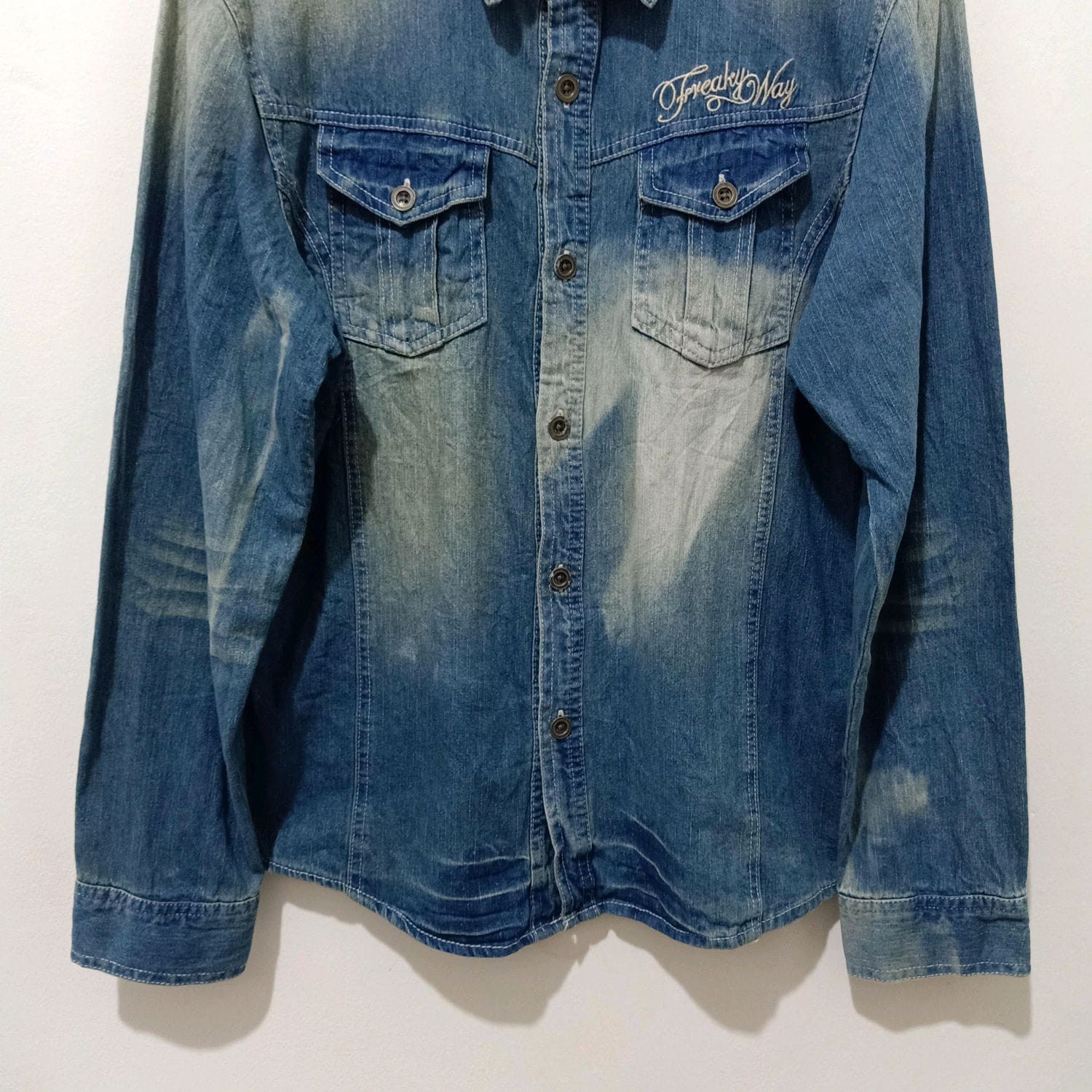In The Attic In The Attic Denim Jeans Shirt Size US XL / EU 56 / 4 - 7 Thumbnail