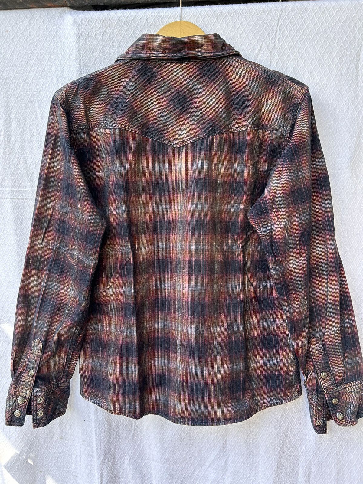 20471120 Japanese style plaid button up shirt Size US M / EU 48-50 / 2 - 2 Thumbnail