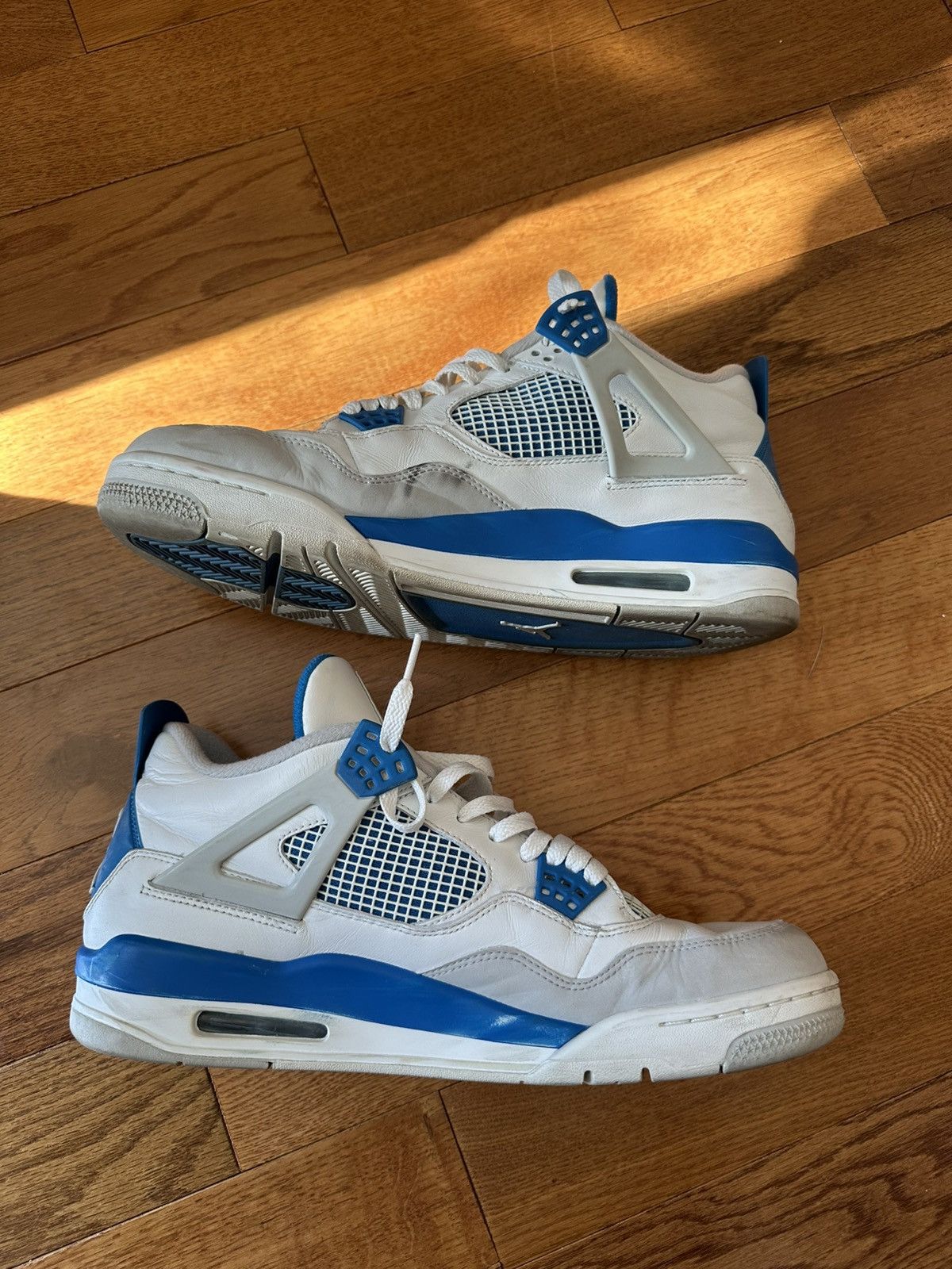 Jordan Brand × Nike Air Jordan 4 True Blue 2012 Size US 12 / EU 45 - 2 Thumbnail