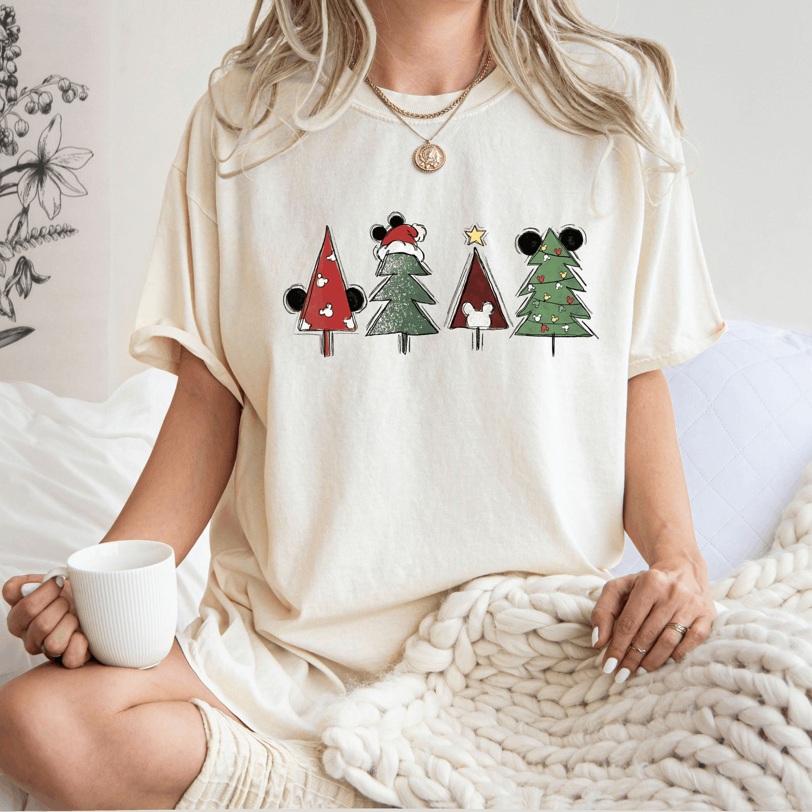 Other Christmas Tree Shirt | Pine Tree Shirt Size L / US 10 / IT 46 - 2 Thumbnail
