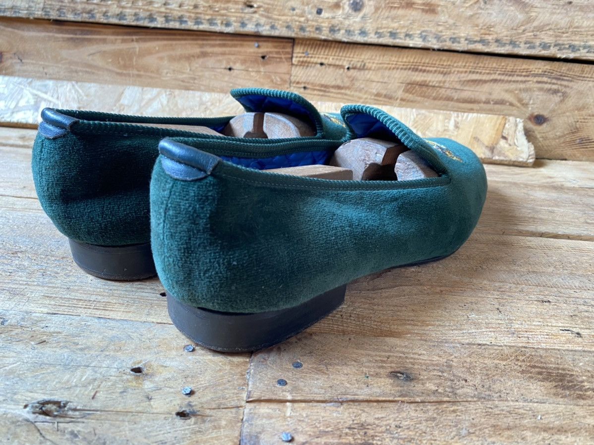 Crockett & Jones Crockett and jones slip slippers green loafer uk sz10.5 Size US 11 / EU 44 - 5 Thumbnail