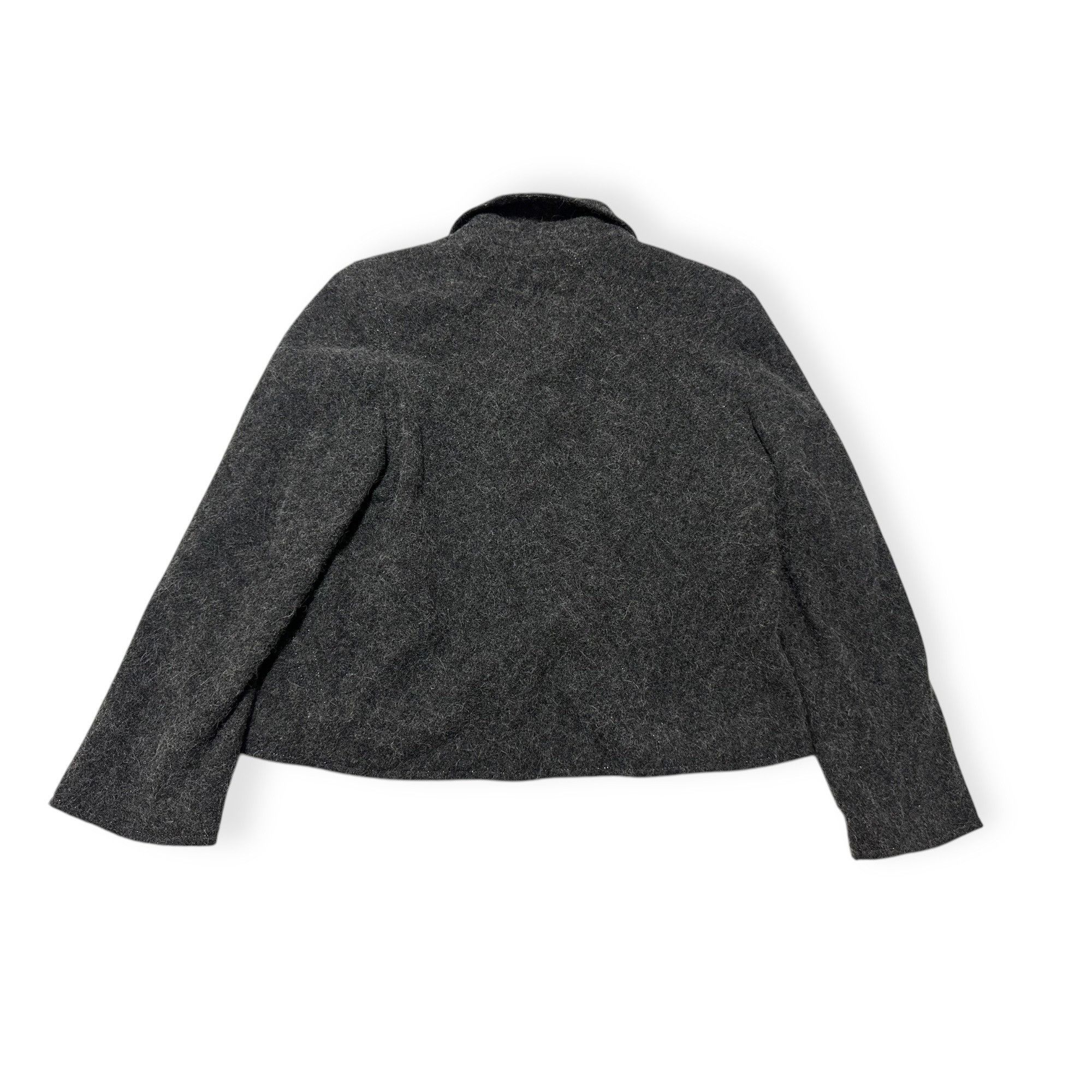 Nina Ricci Vintage Nina Ricci Gray Wool Blend Jacket, Size 42 FR Size M / US 6-8 / IT 42-44 - 6 Thumbnail
