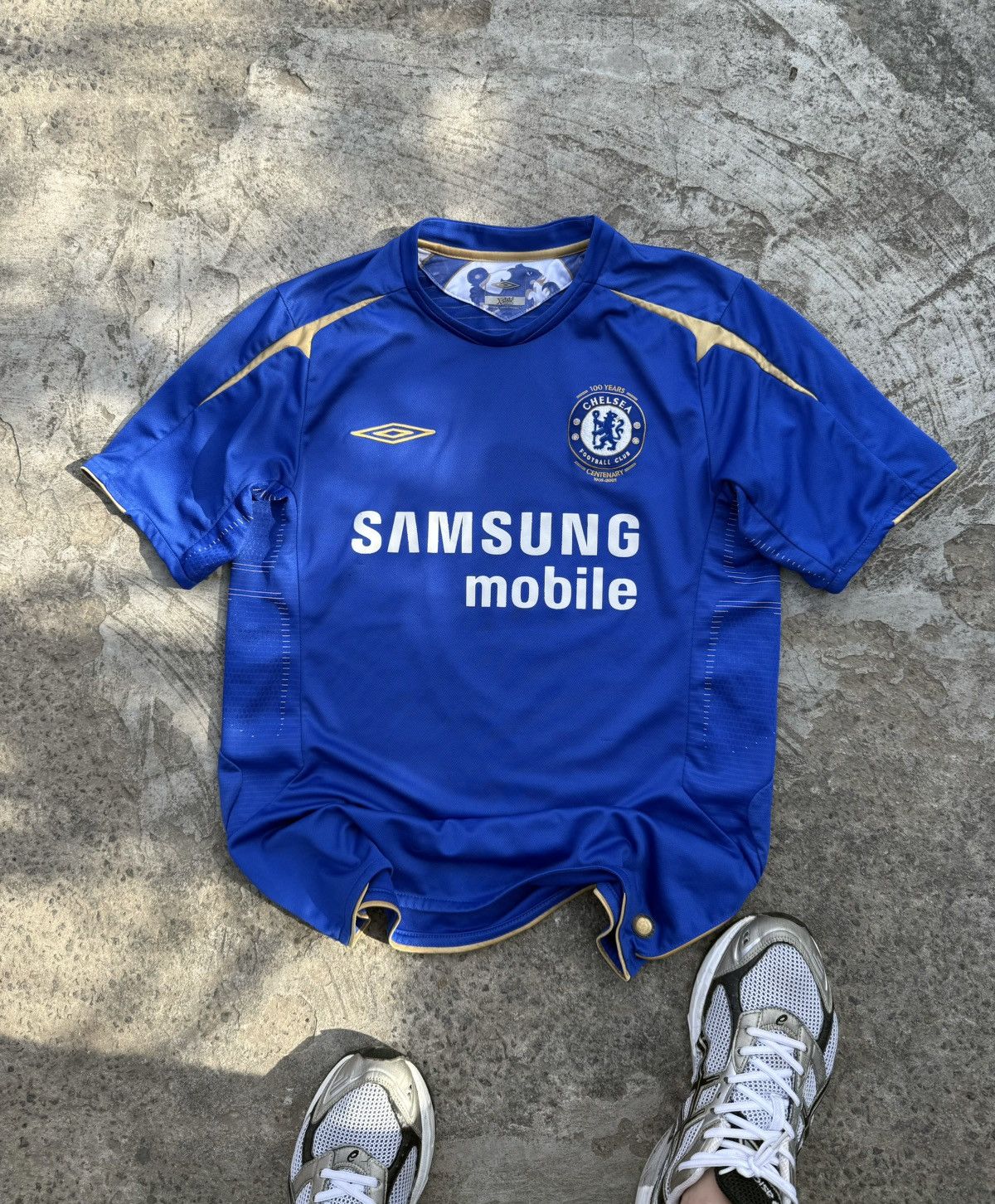 Umbro Vintage Y2K Chelsea London 2005/06 Soccer Jersey Blolecore Size US M / EU 48-50 / 2 - 4 Thumbnail
