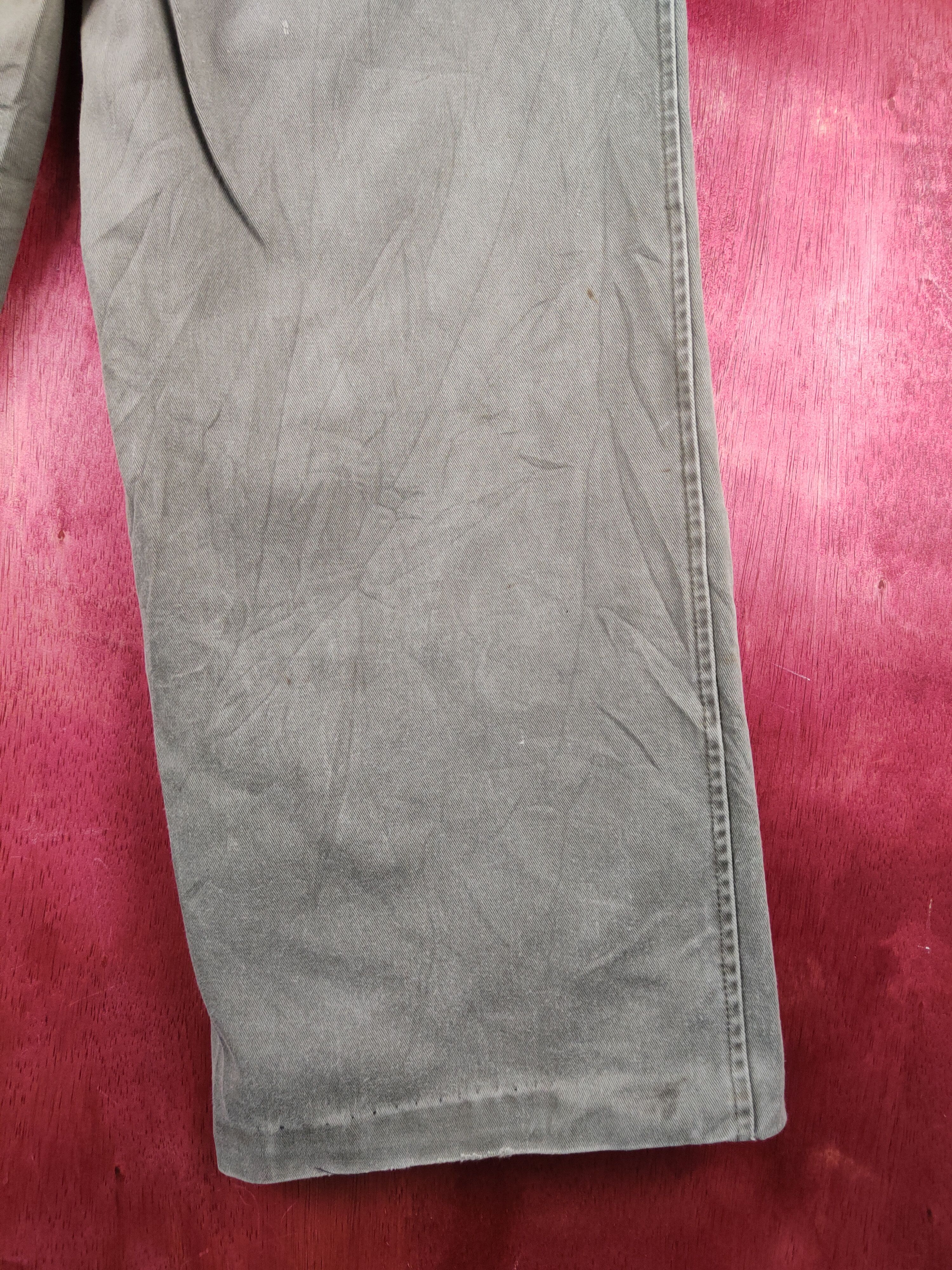 Japanese Brand Hey Beau Green Faded Multipocket Cargo Pants N#34 Size US 30 / EU 46 - 12 Thumbnail