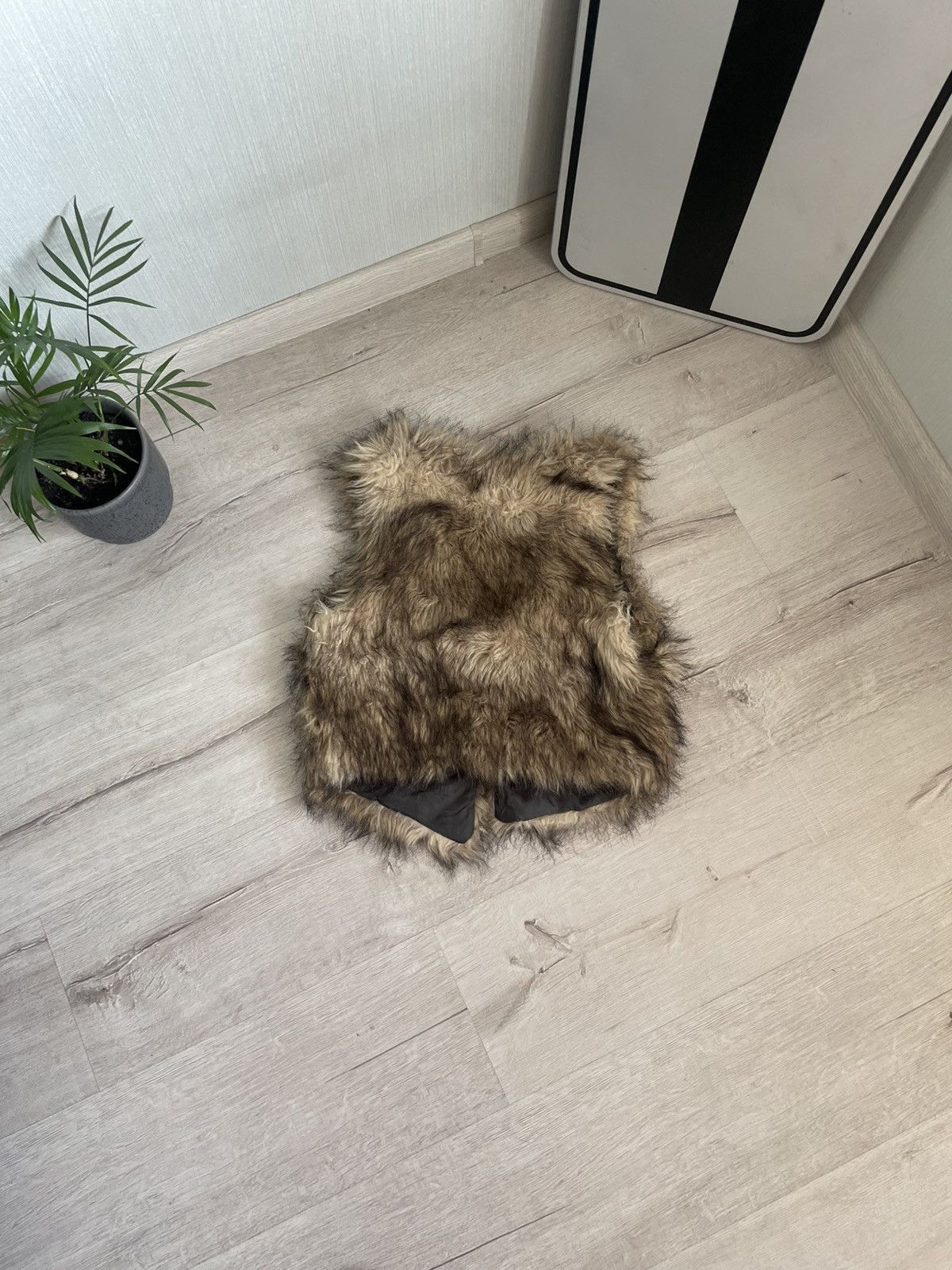 If Six Was Nine × Japanese Brand Vintage Avant Garde Mink Fur Vest Coat Fluffy Mohair Y2k Size M / US 6-8 / IT 42-44 - 2 Thumbnail
