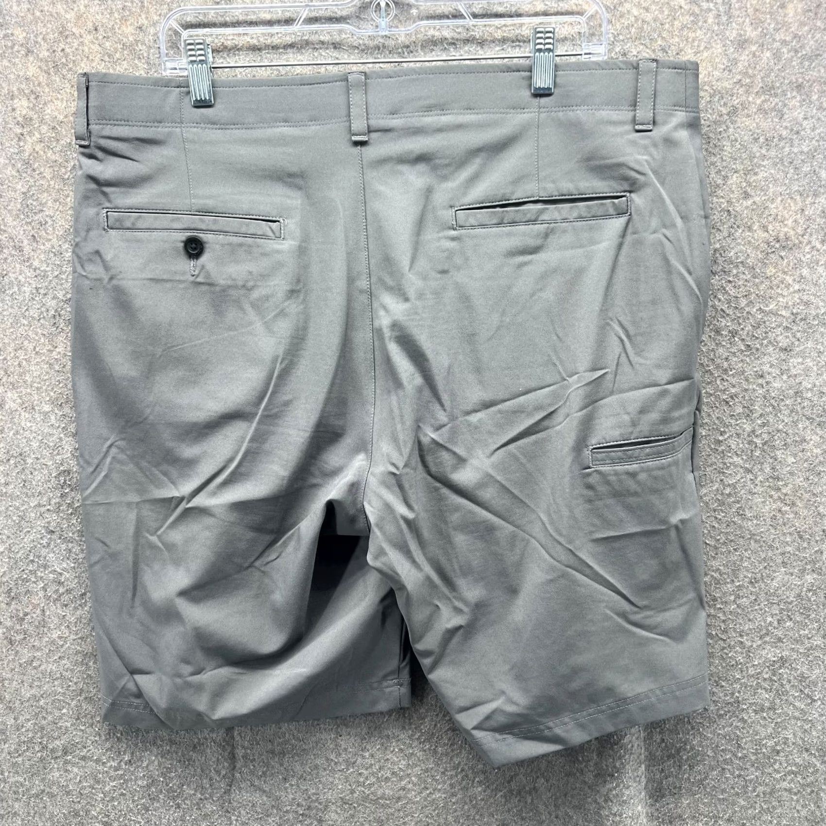 Vintage Jack Nicklaus Shorts Mens 38 Gray Chino Flat Front Cotton Golf Golfer Knit Casual Shorts Slim Fit Mens Size US 38 / EU 54 - 2 Thumbnail