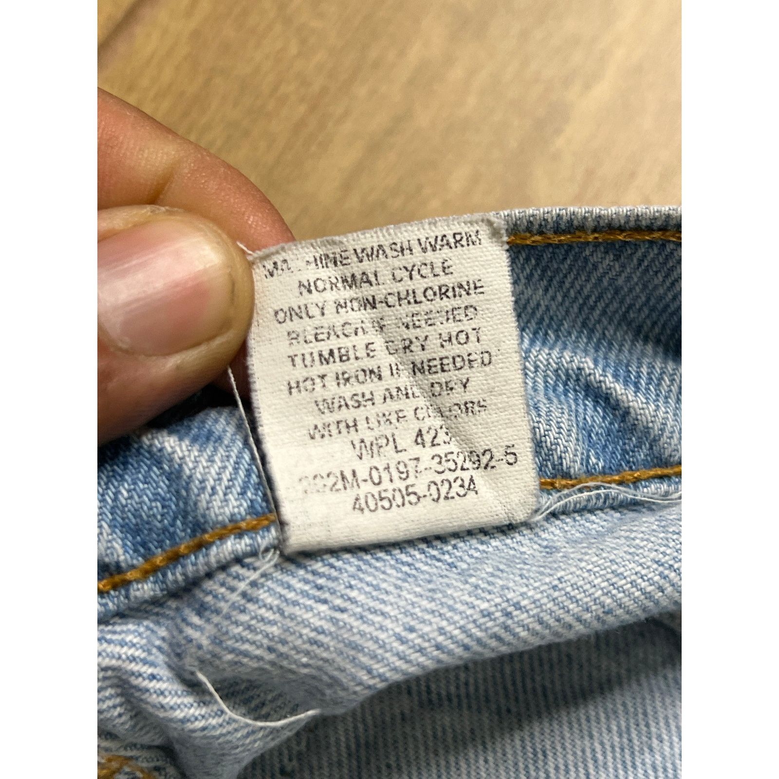Levi's Levi’s 505 Regular Fit Straight Leg Jeans Brazil W40 L30 Size US 40 / EU 56 - 5 Thumbnail