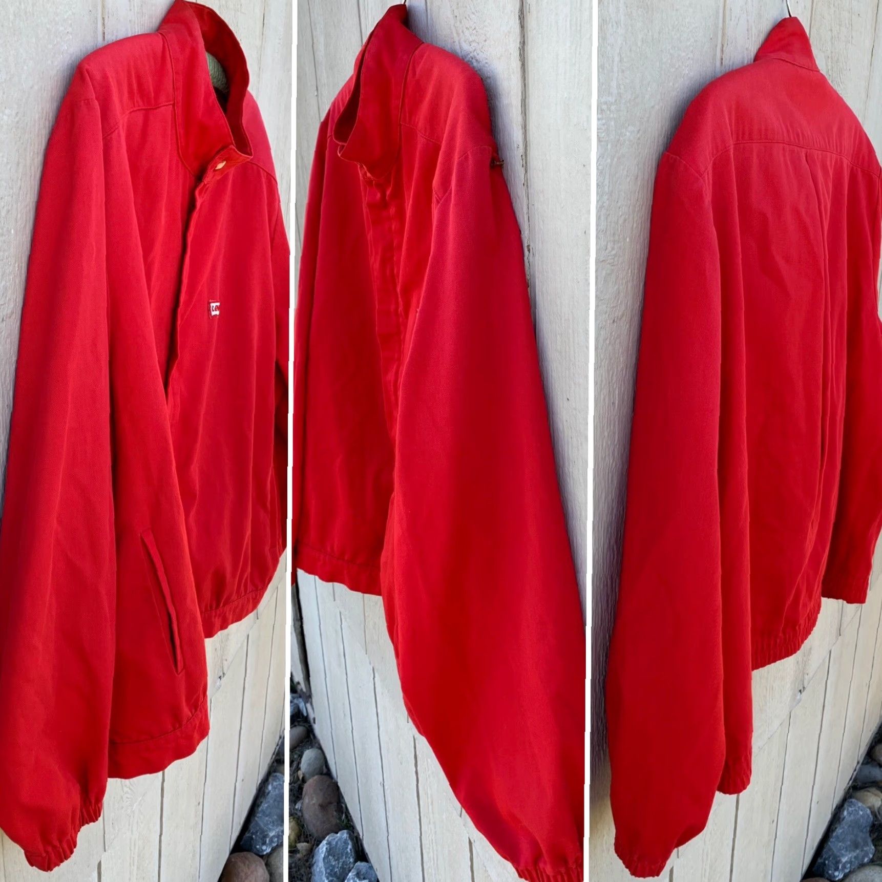 Levi's VINTAGE Levi's jacket red with logo on chest Talon zipper XL Mens Jacket Size US XL / EU 56 / 4 - 3 Thumbnail