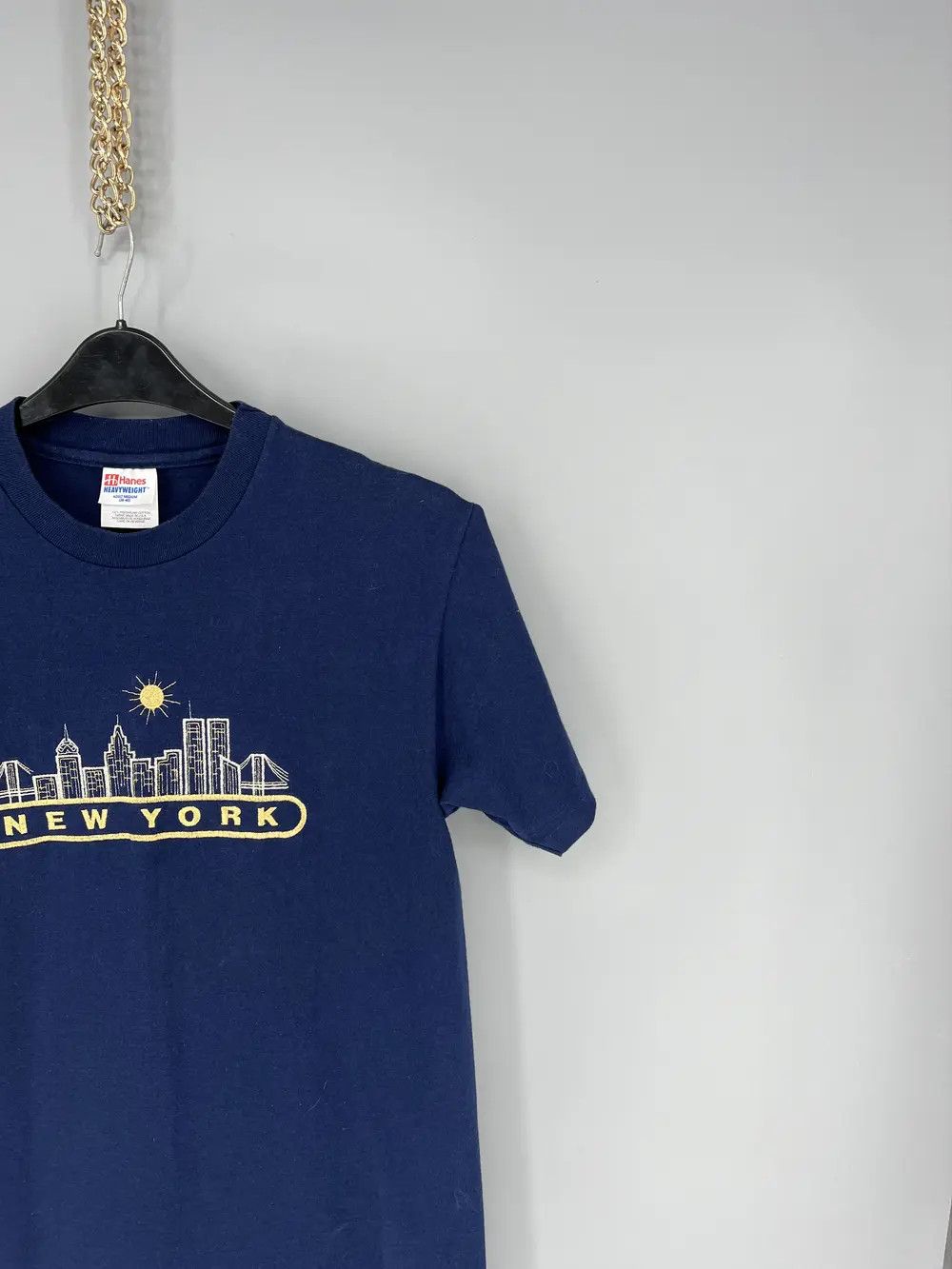 Vintage Rare Vintage 90s New York Embroidery T-Shirt single stitch Size US M / EU 48-50 / 2 - 6 Thumbnail