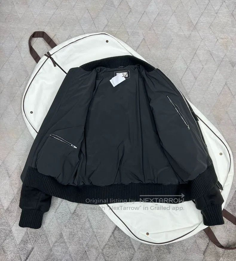 Hermes Hermes Knight Style Cashmere and Leather Puffer Jacket Size US L / EU 52-54 / 3 - 7 Thumbnail