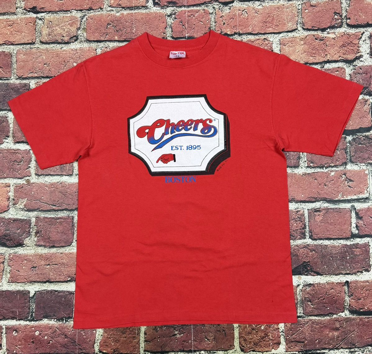 TEE JAYS Vintage Cheers TV Show Promo Boston Bar Single Stitch Tee Size US L / EU 52-54 / 3 - 1 Thumbnail