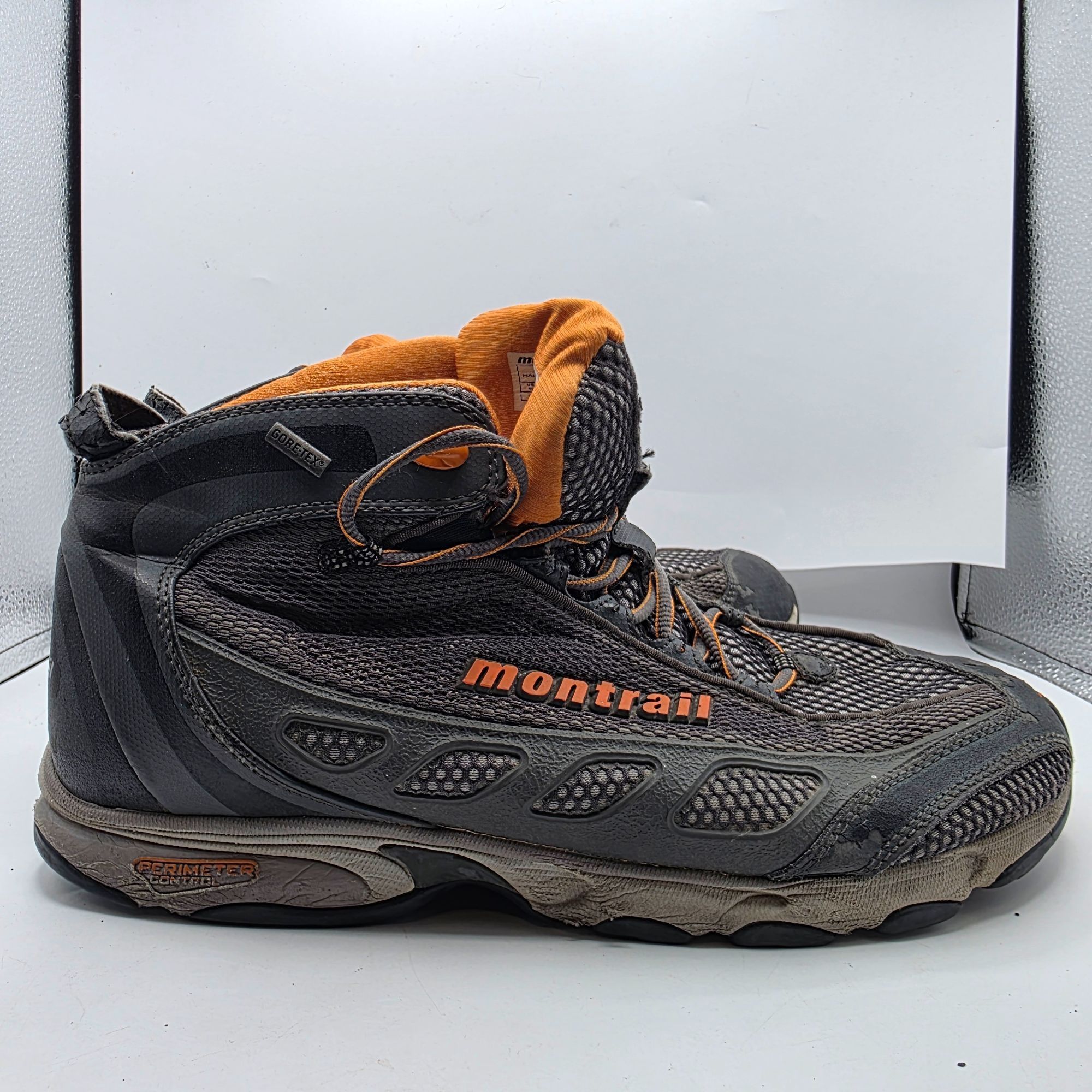 Other Montrail Hardrock Mid GTX Mens Size 12 Gray Orange Hiking Bo Size US 12 / EU 45 - 12 Thumbnail