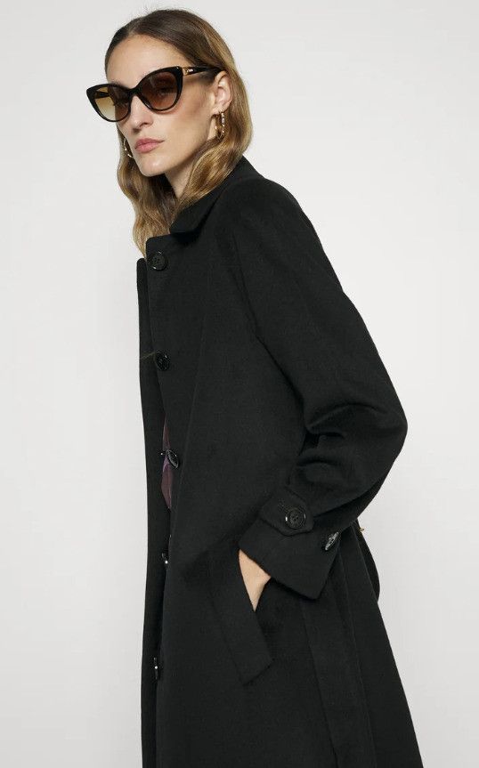 Ralph Lauren LAUREN Ralph Lauren Maxi Wool Trench Coat Black ( 24W ) Size 4XL / US 24-26 - 5 Thumbnail