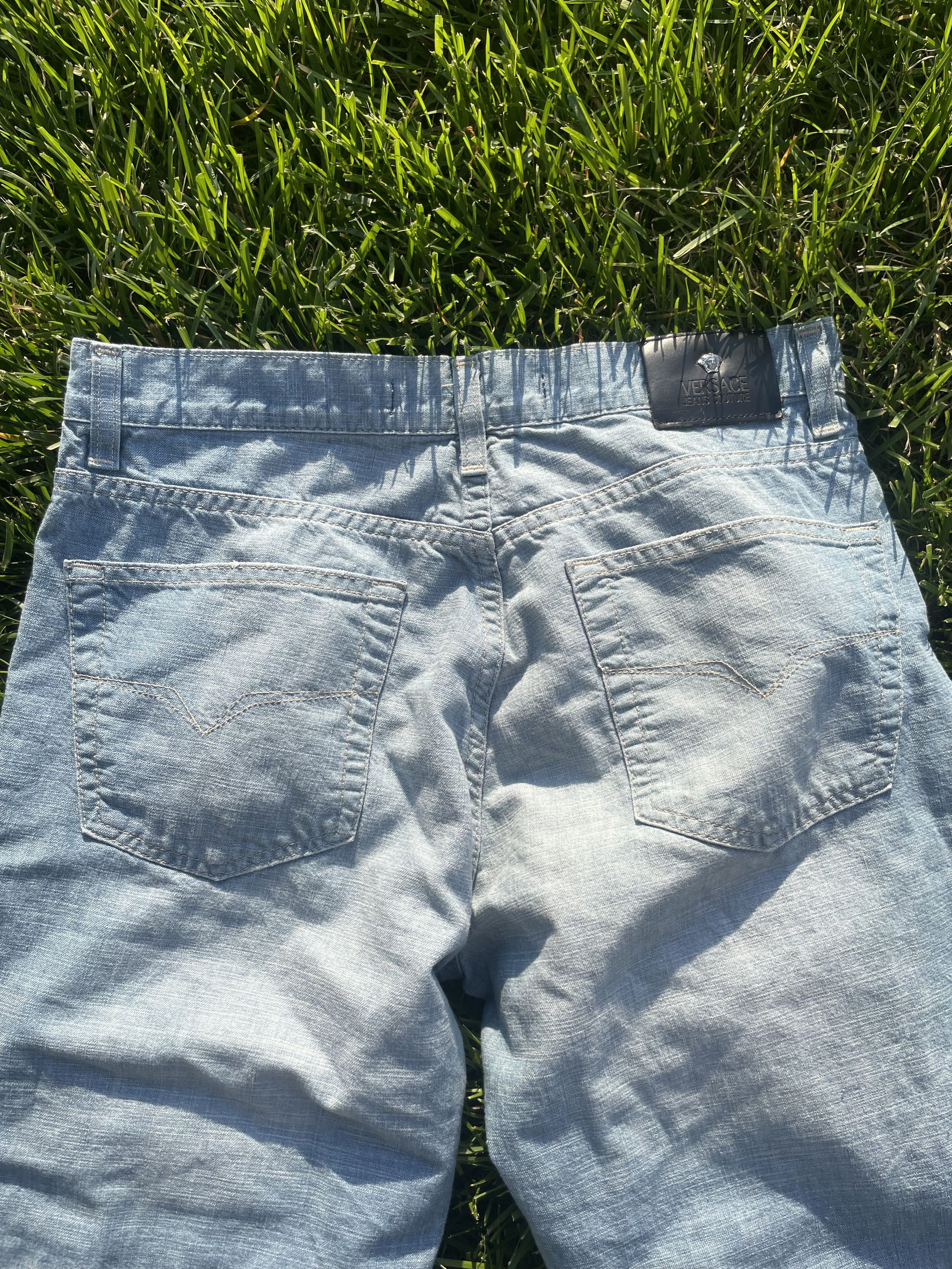 Versace Jeans Couture Versace Jeans Couture Light Blue Wash Denim Size US 30 / EU 46 - 4 Thumbnail