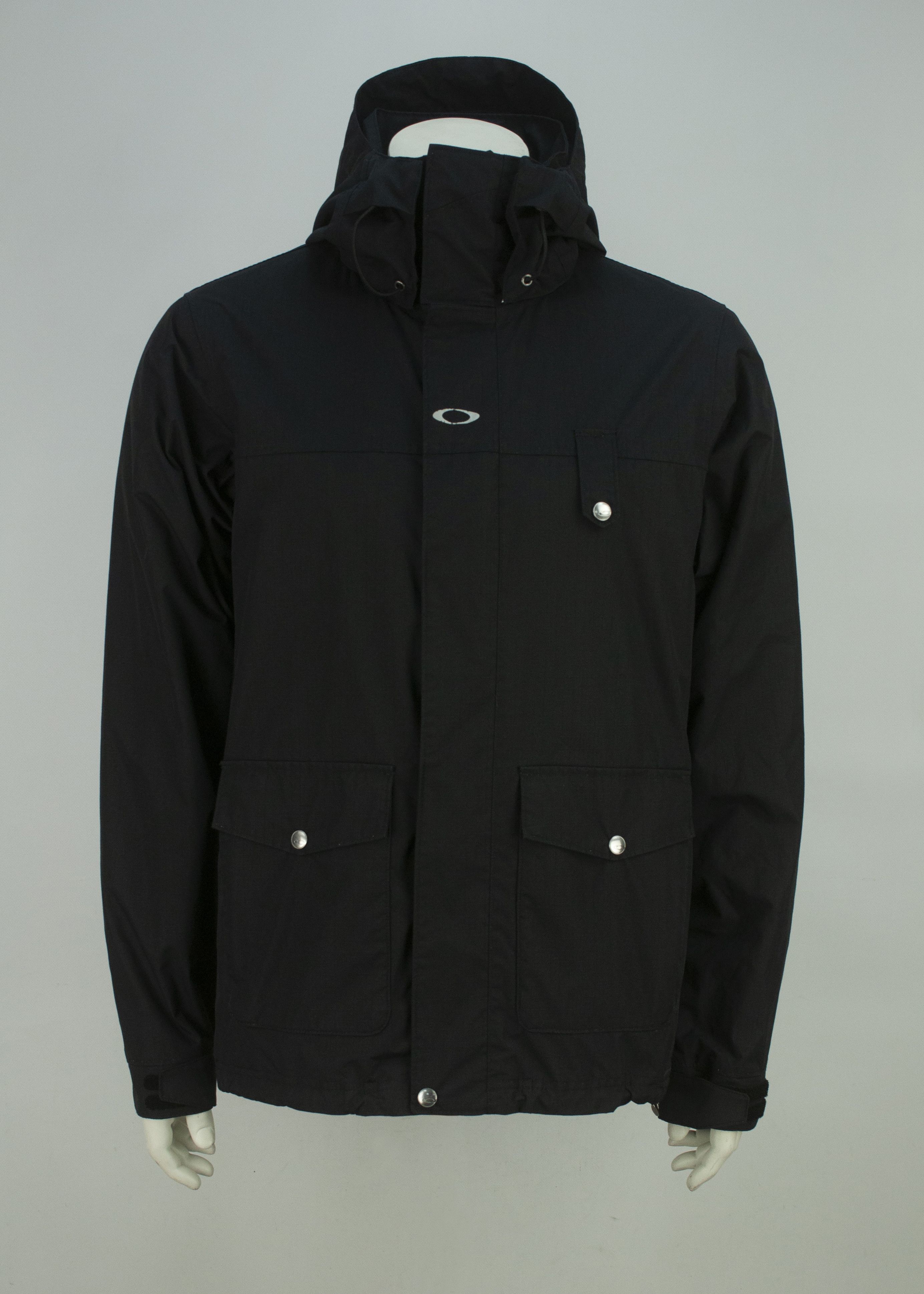 image of Vintage Oakley Ski Snow Waterproof Jacket Black Size S, Men's