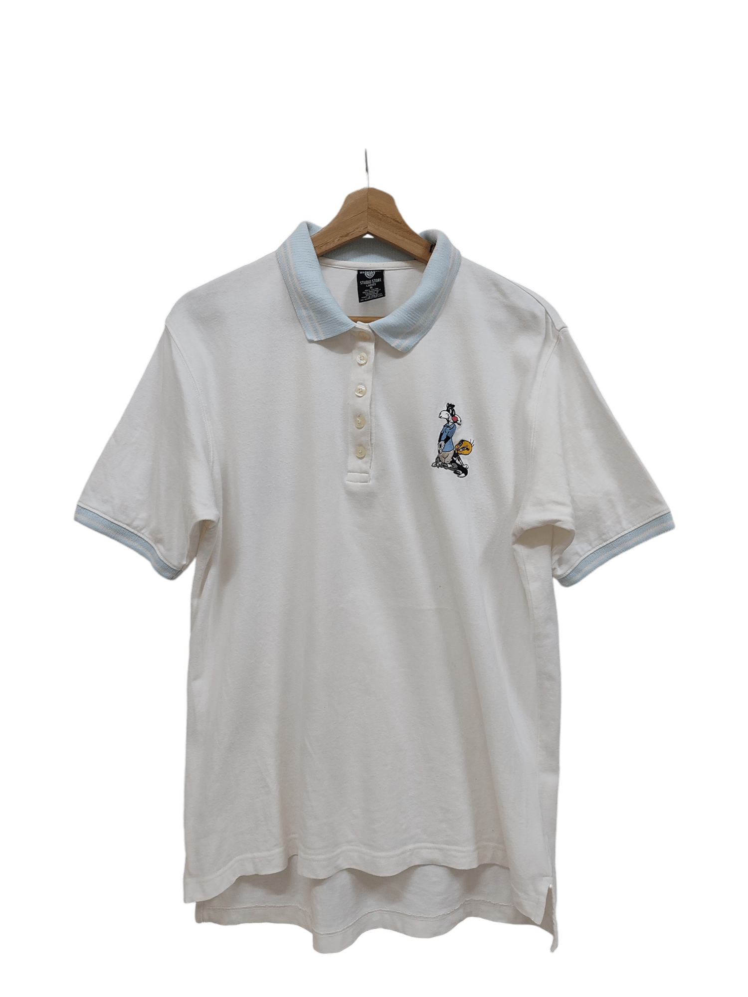 Cartoon Network × Vintage × Warner Bros Vintage 90s WARNER BROS EMBROIDERED CHARACTERS SHIRT Size M / US 6-8 / IT 42-44 - 2 Thumbnail