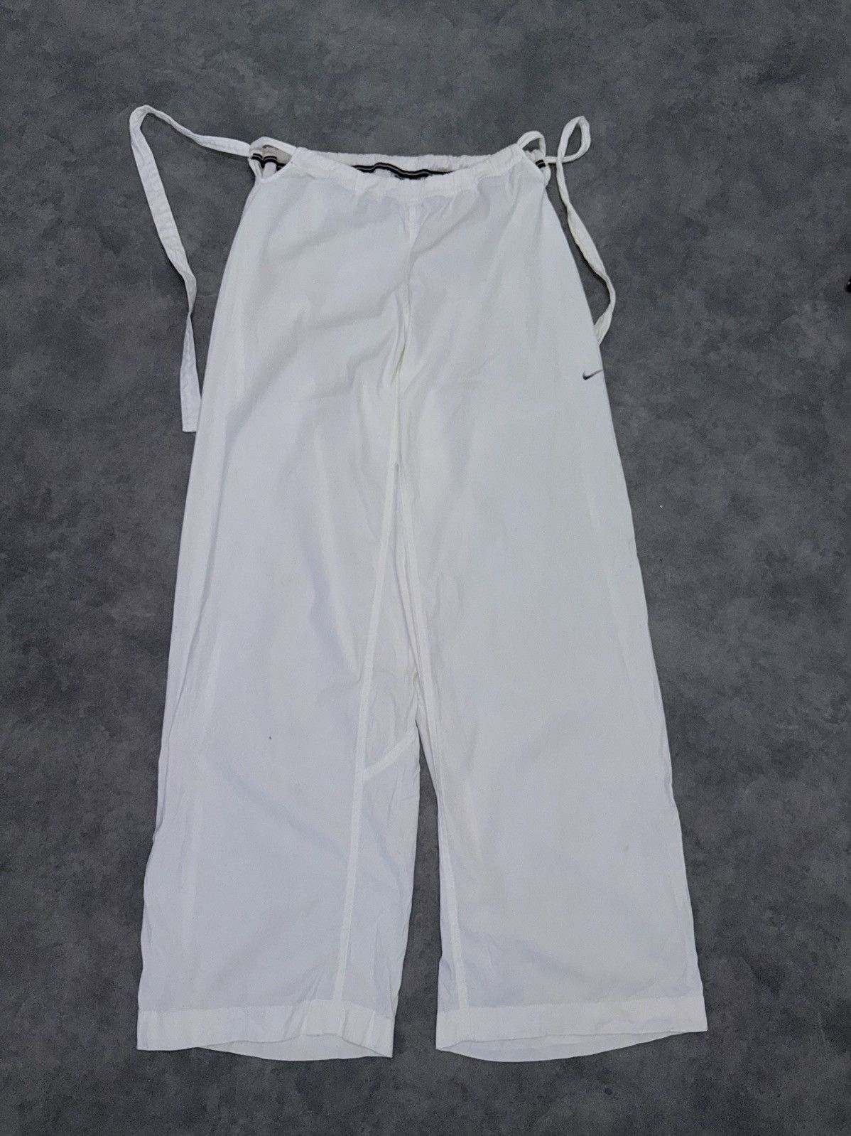 Nike Vintage wide leg nike pants baggy light sweatpants 00s Size 29" - 1 Thumbnail