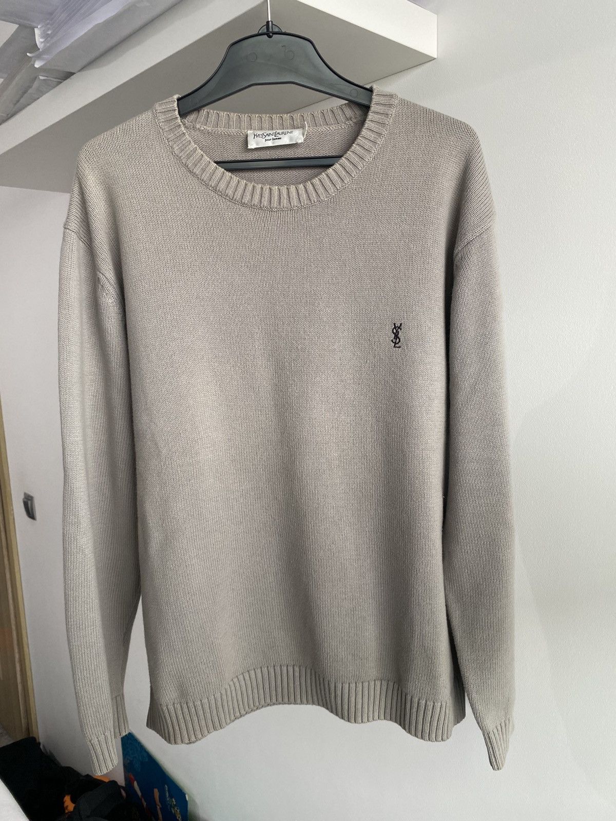 Half Jip SAINT 【YVES LAURENT】1990s Knit