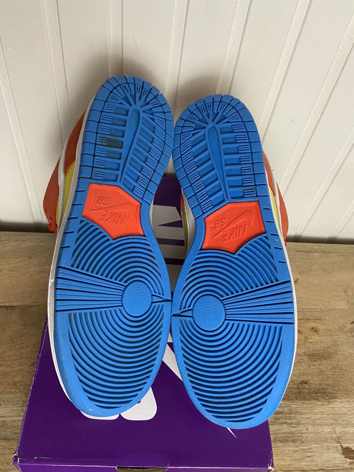Adidas Used Nike SB Dunk Low Pro "Bart Simpson" Authentic 9US Size US 9 / EU 42 - 14 Thumbnail