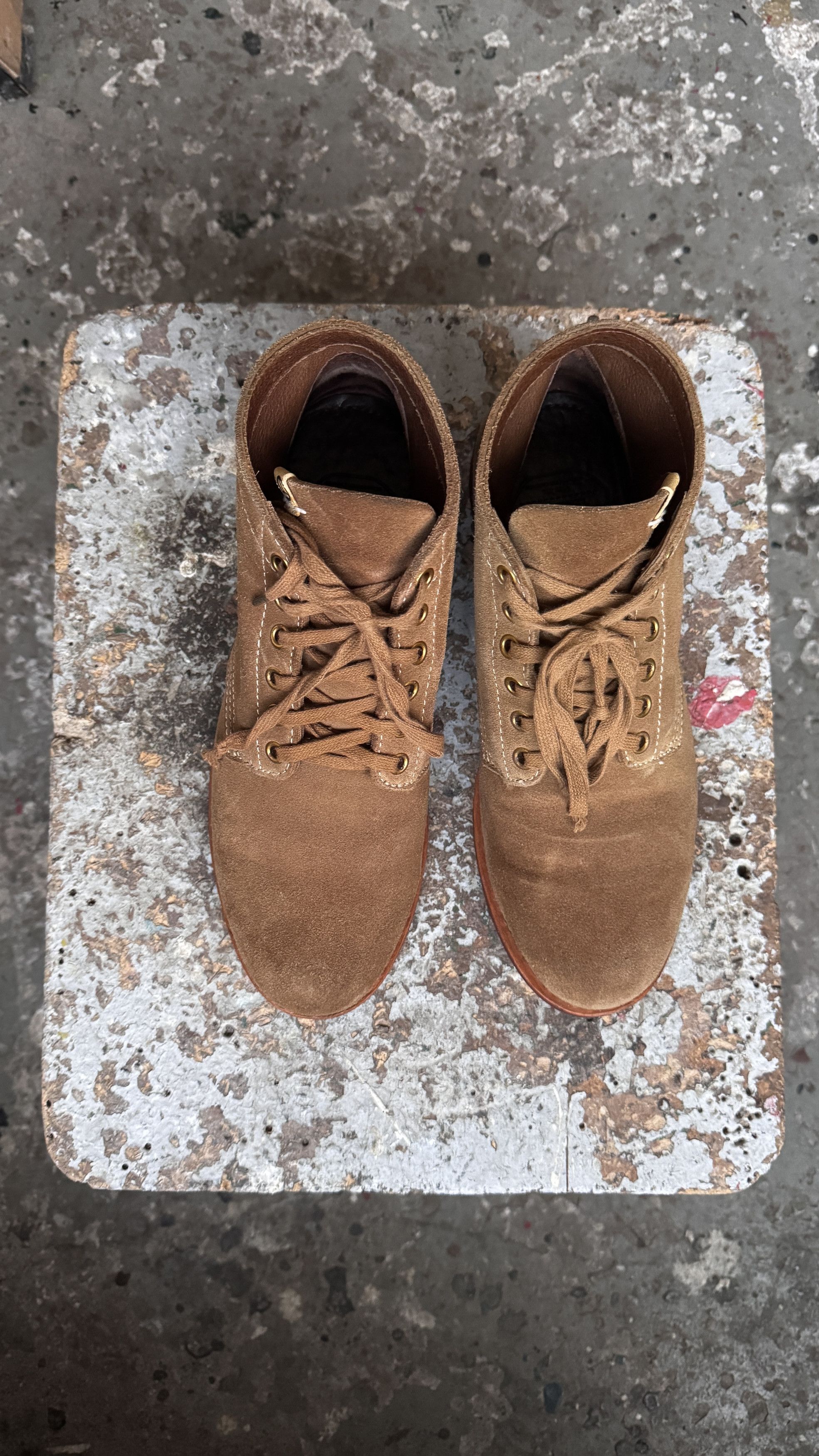 Visvim aa . US9 . BRIGADIER BOOTS MID-FOLK . CAMEL Size US 9 / EU 42 - 8 Thumbnail