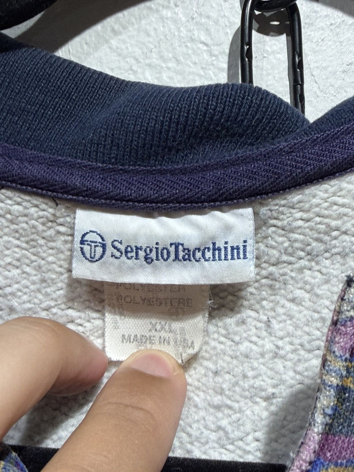 Sergio Tacchini Vintage Sergio Tacchini Bandana Longsleeve shirt Size US XL / EU 56 / 4 - 3 Thumbnail