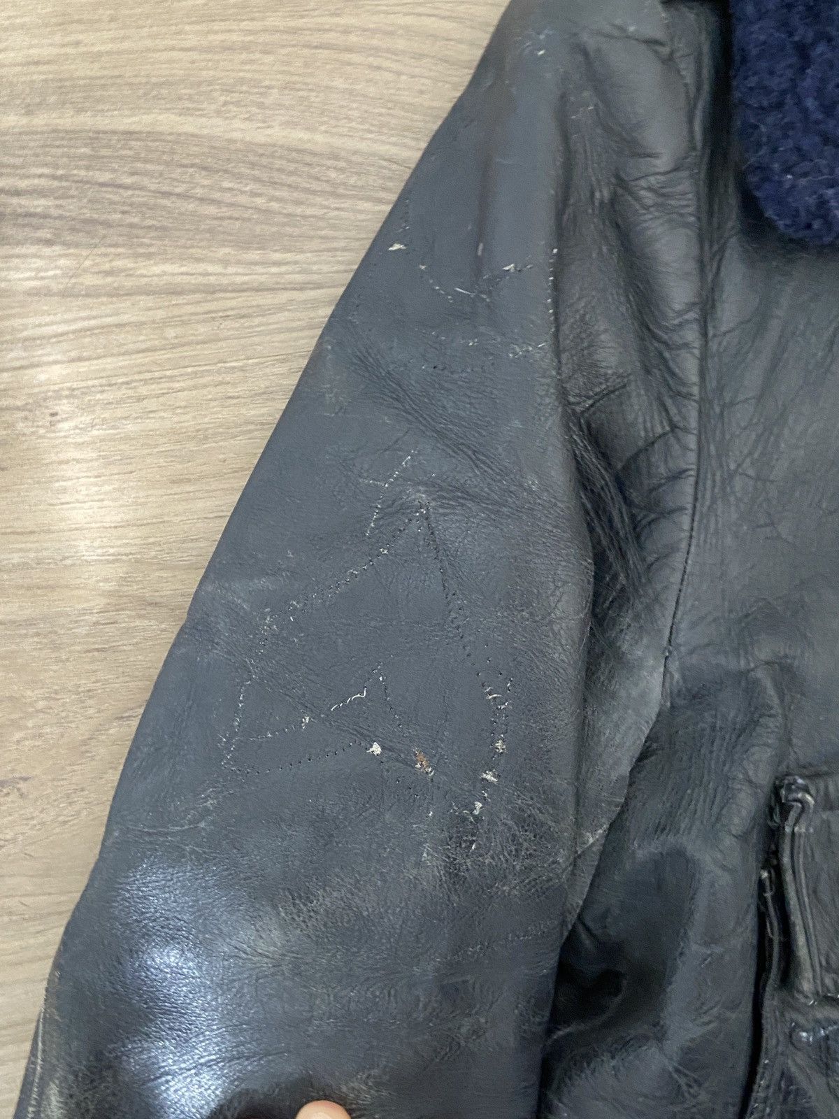 Vintage Vintage Chicago Police Leather Jacket Size US XS / EU 42 / 0 - 6 Thumbnail