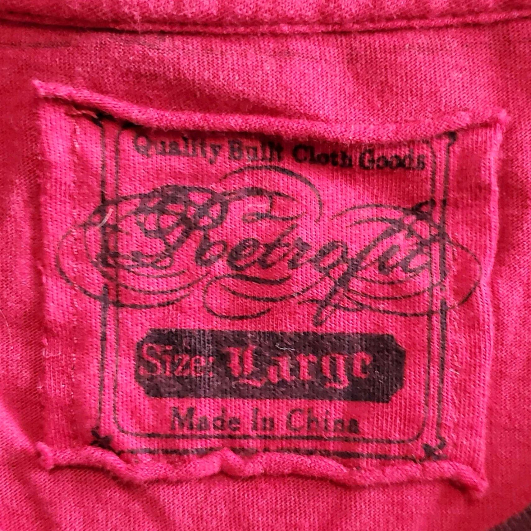 Vintage Retrofit T Shirt Adult Large Red Grunge Streetwear Skate Surf Y2K 2000’s Size US L / EU 52-54 / 3 - 2 Thumbnail