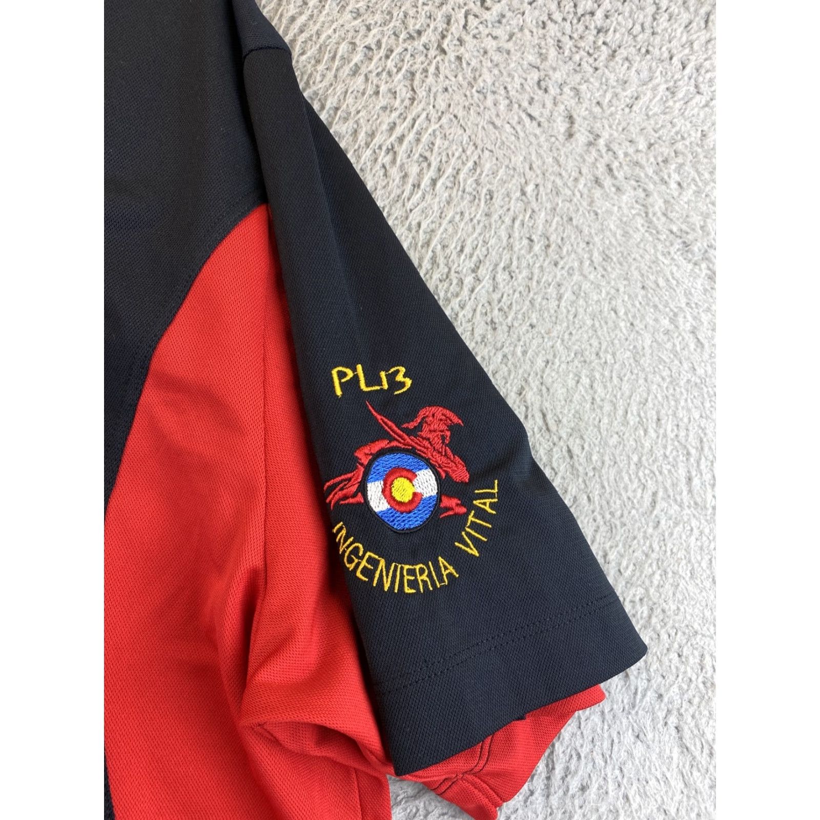 Vintage Sport-Tek Mens Cool Dry Fit Wicking Performance Golf Polo T-Shirt / 90-27 Size US L / EU 52-54 / 3 - 3 Thumbnail