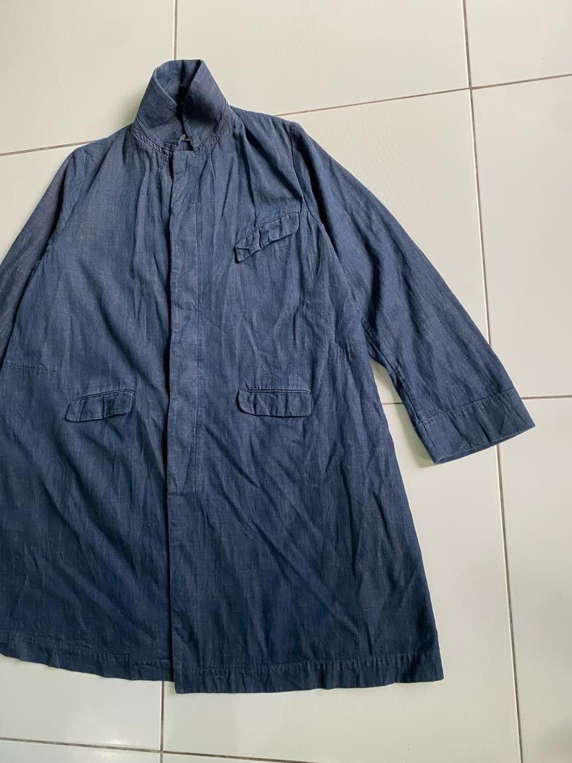 45rpm 45rpm indigo dyed fabric Long Jackets Size XS / US 0-2 / IT 36-38 - 2 Thumbnail