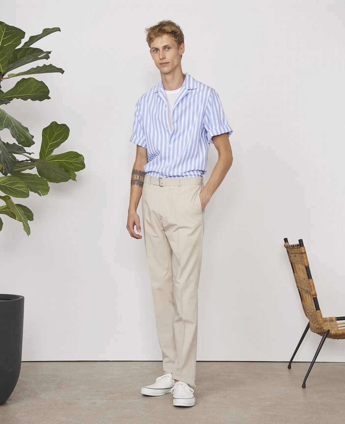 Officine Generale PAUL PANTS Size US 32 / EU 48 - 1 Thumbnail