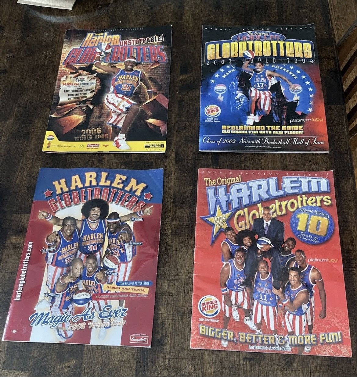Harlem Globetrotters RARE Harlem Globetrotters SIGNED Flight Time Gaffney +15 Size ONE SIZE - 2 Thumbnail