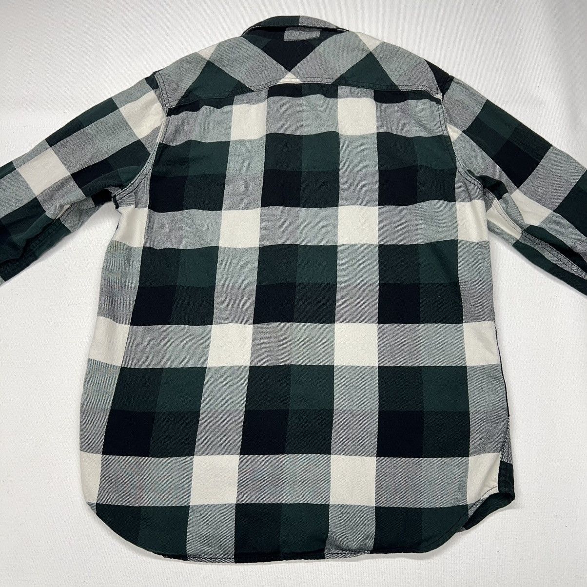 Vans Vans Flannel Shirt Green Plaid Button Up Tailored Fit Skate Size US L / EU 52-54 / 3 - 12 Thumbnail