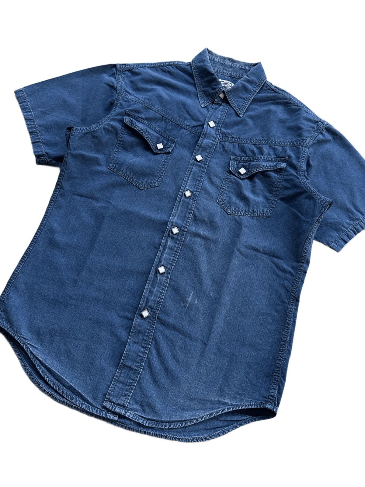 Pherrow's Vintage Pherrows Stormy Blue Western Style Button Up Shirt Size US M / EU 48-50 / 2 - 4 Thumbnail