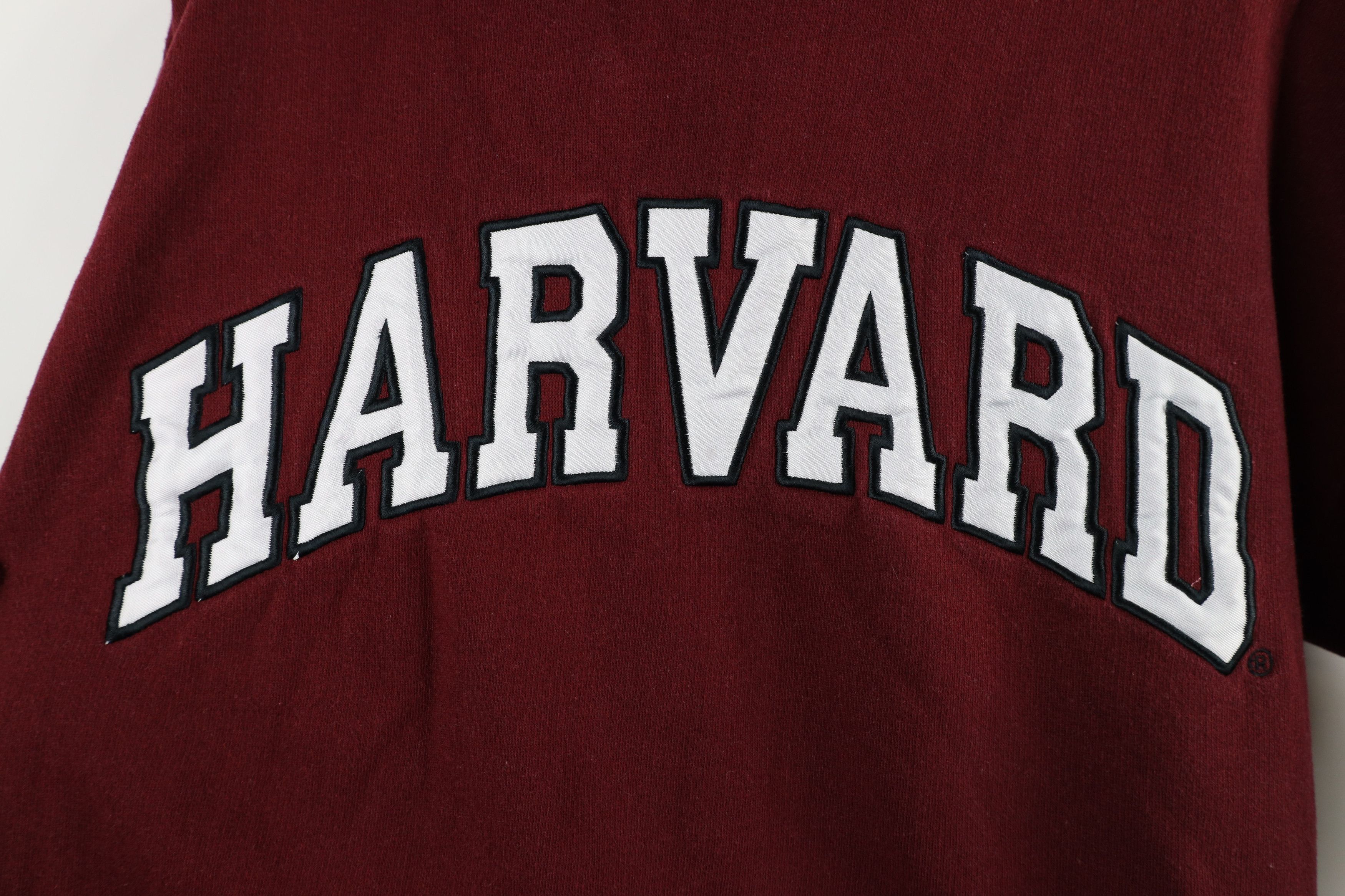 Vintage Vintage 90s Harvard University Hoodie Sweatshirt Red Size XL / US 12-14 / IT 48-50 - 4 Thumbnail