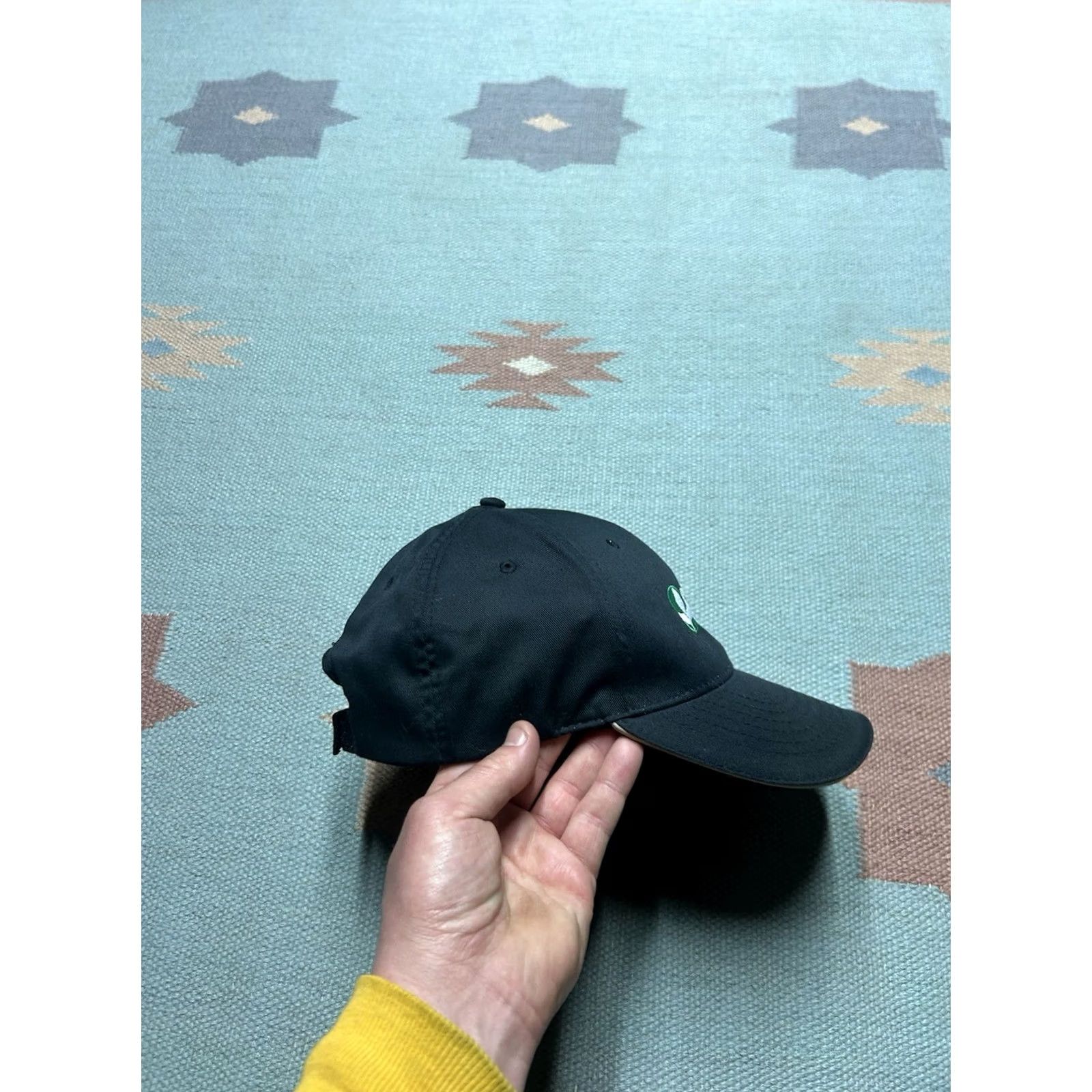 Vintage Stine Hat Cap Embroidered Logo Black Adjustable Straps Baseball Cap Men Size ONE SIZE - 8 Thumbnail