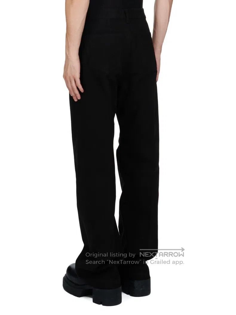 Rick Owens RICK OWENS Mainline Black Straight Leg Wide Trousers - Lon Size US 30 / EU 46 - 5 Thumbnail