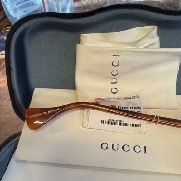 Gucci Gucci Women's Sunglasses in Orange and Pink Size ONE SIZE - 10 Thumbnail