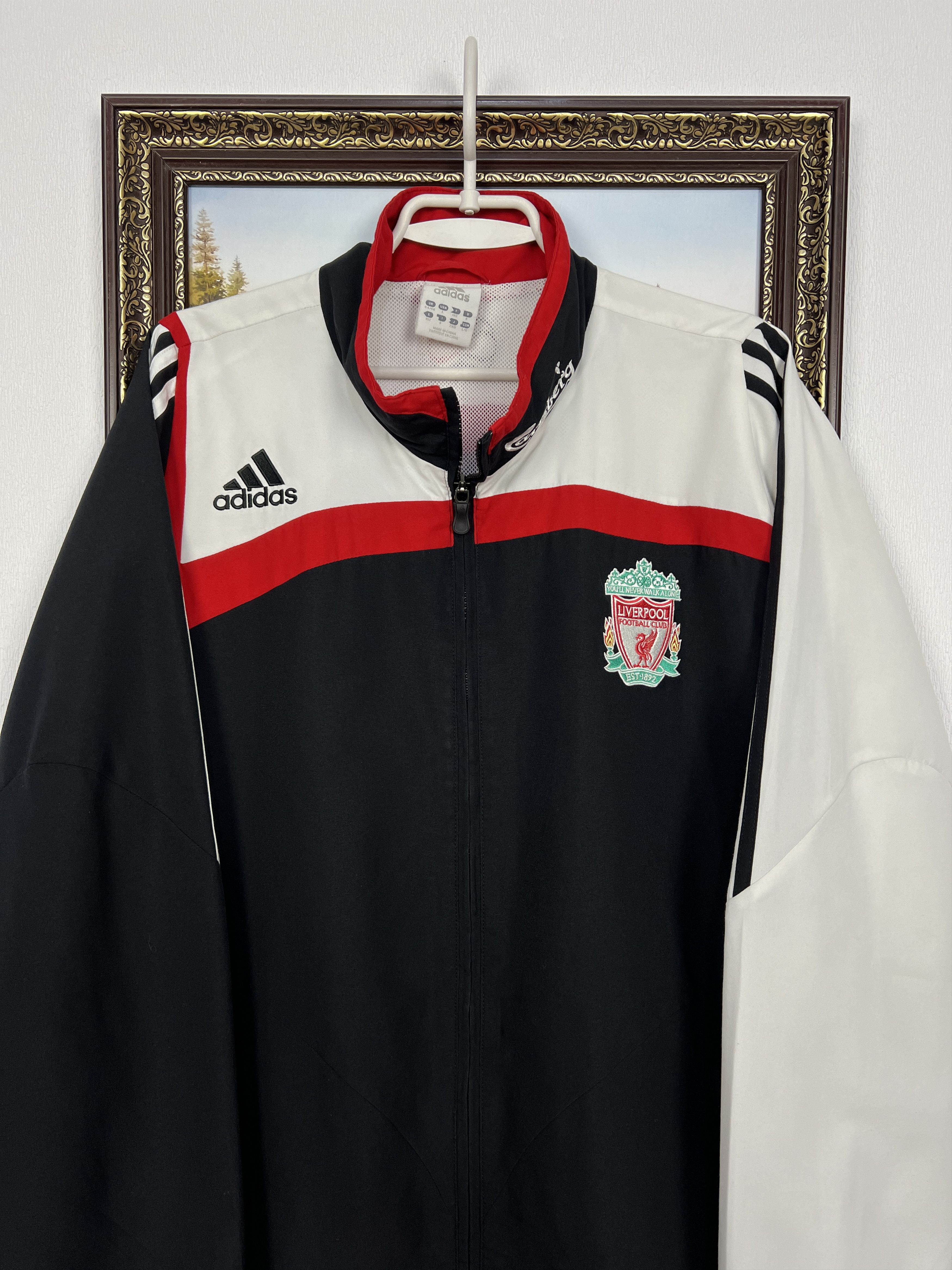 Adidas Vintage Adidas Liverpool Football Jacket Soccer Track Top Size US L / EU 52-54 / 3 - 2 Thumbnail
