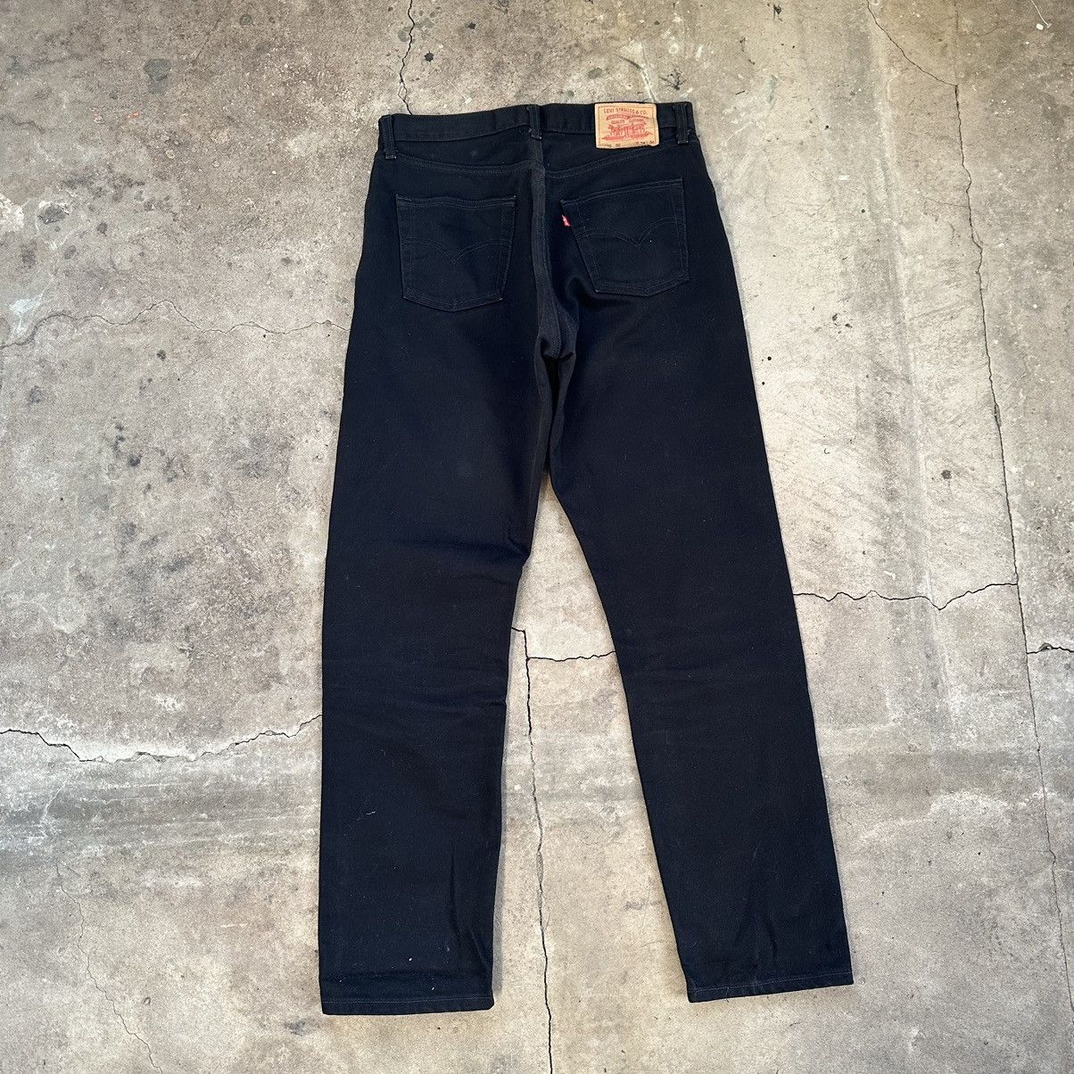 Levi's Levi’s 522 vintage black regular fit denim pants Size US 34 / EU 50 - 2 Thumbnail