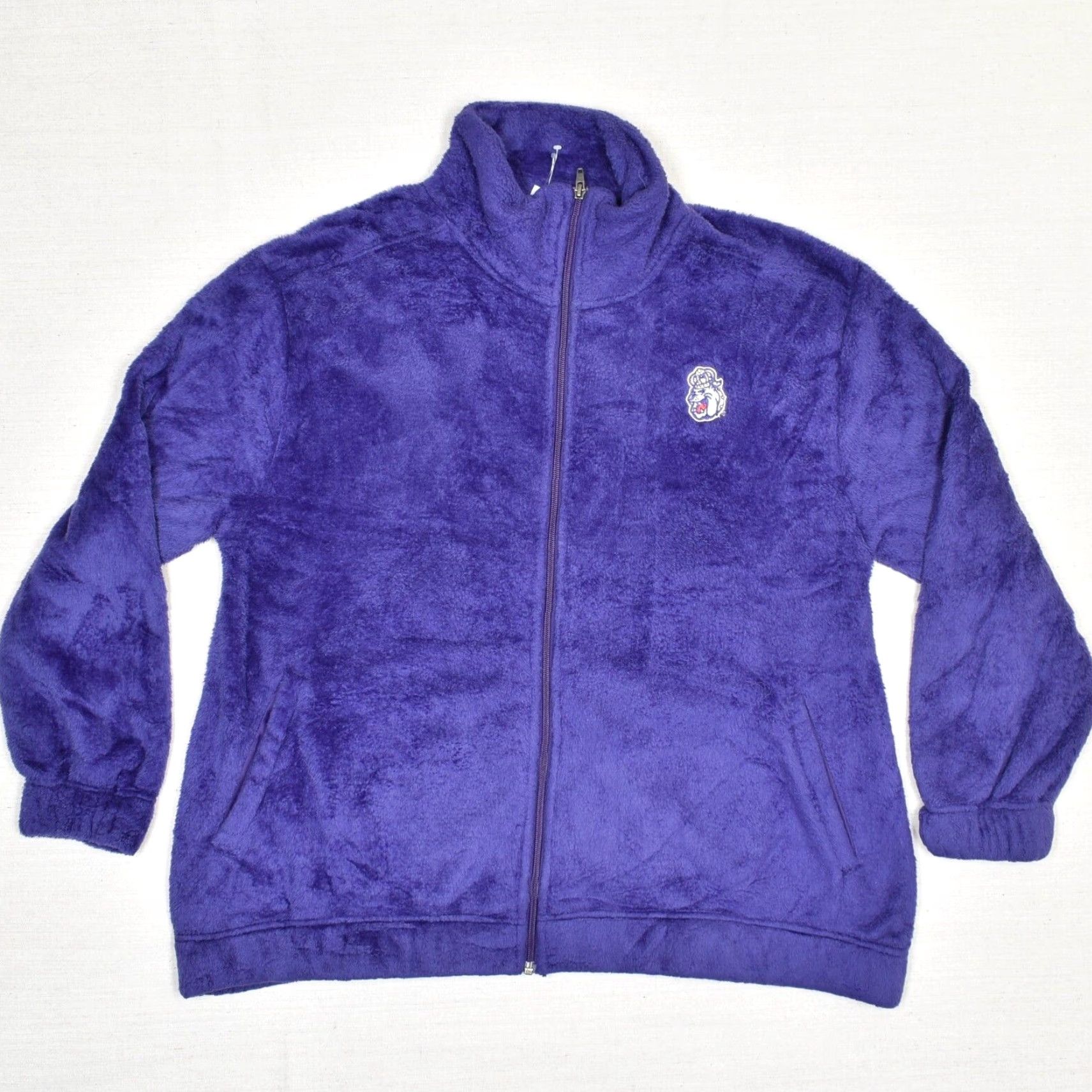 Champion Champion Women Jacket Purple Fleece Full Zip Pockets L Size Polyester Basic Size L / US 10 / IT 46 - 2 Thumbnail