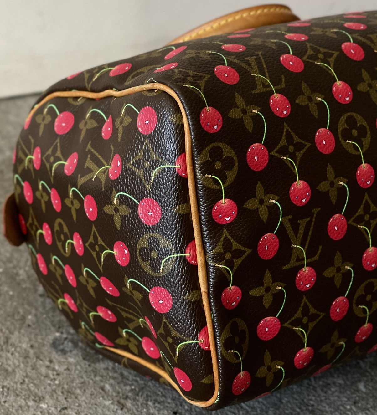 Louis Vuitton × Takashi Murakami Louis Vuitton - Takashi Murakami - SS2005 -Cerises Speedy 25 Size ONE SIZE - 13 Thumbnail