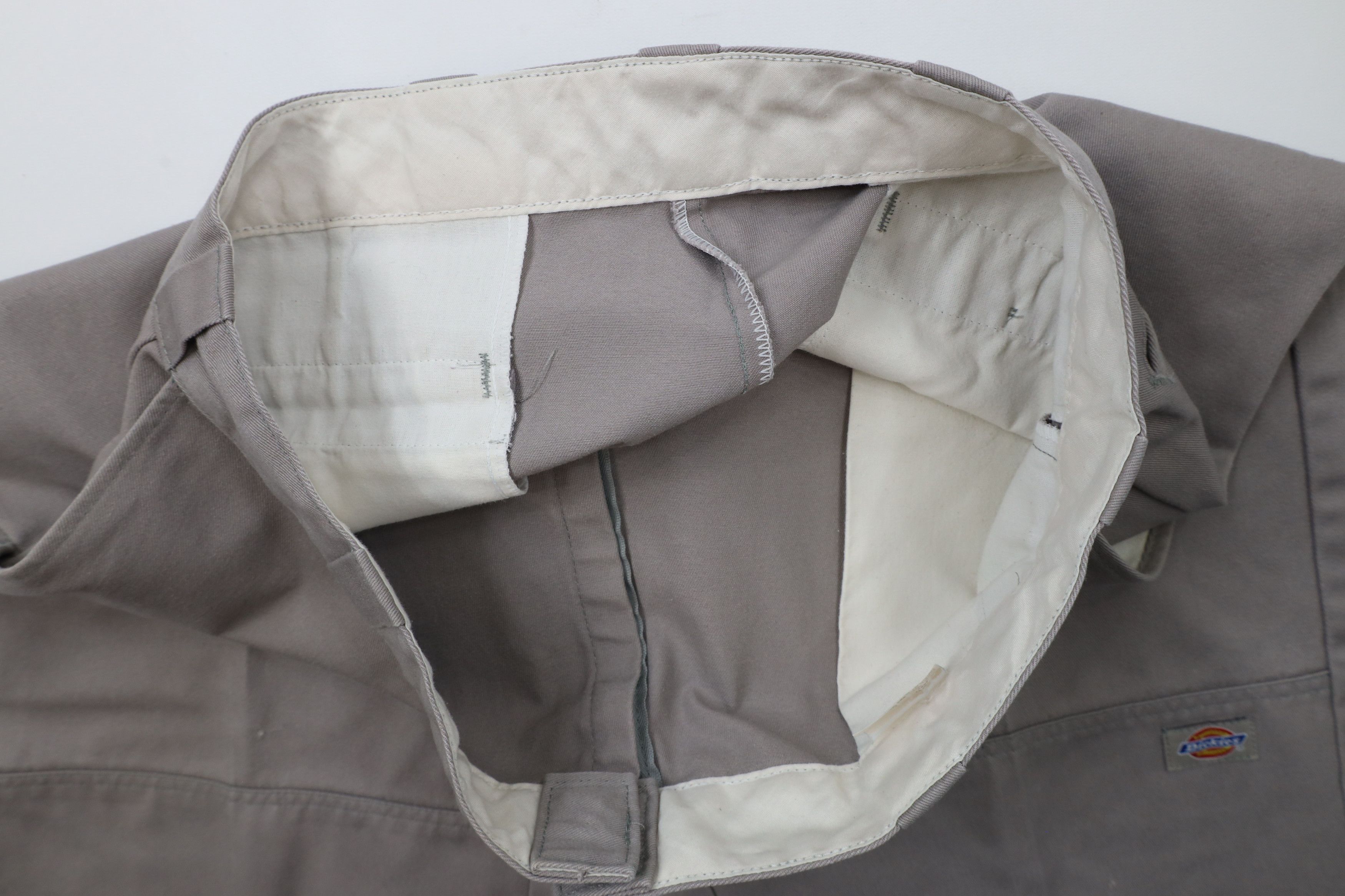 Dickies × Vintage Vintage Dickies Fit Double Knee Wide Leg Work Pants Gray Size US 36 / EU 52 - 9 Thumbnail