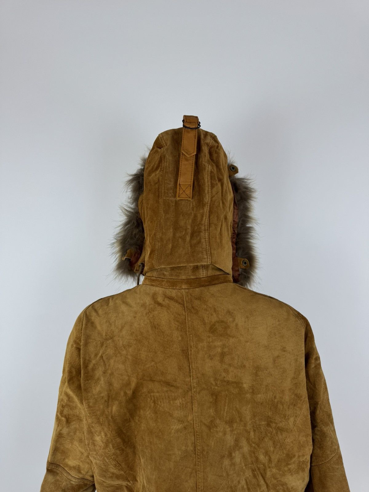 JOFAMA Jofama Vintage Leather Parka Jacket Fur Trim Womens Size 40 Size M / US 6-8 / IT 42-44 - 7 Thumbnail
