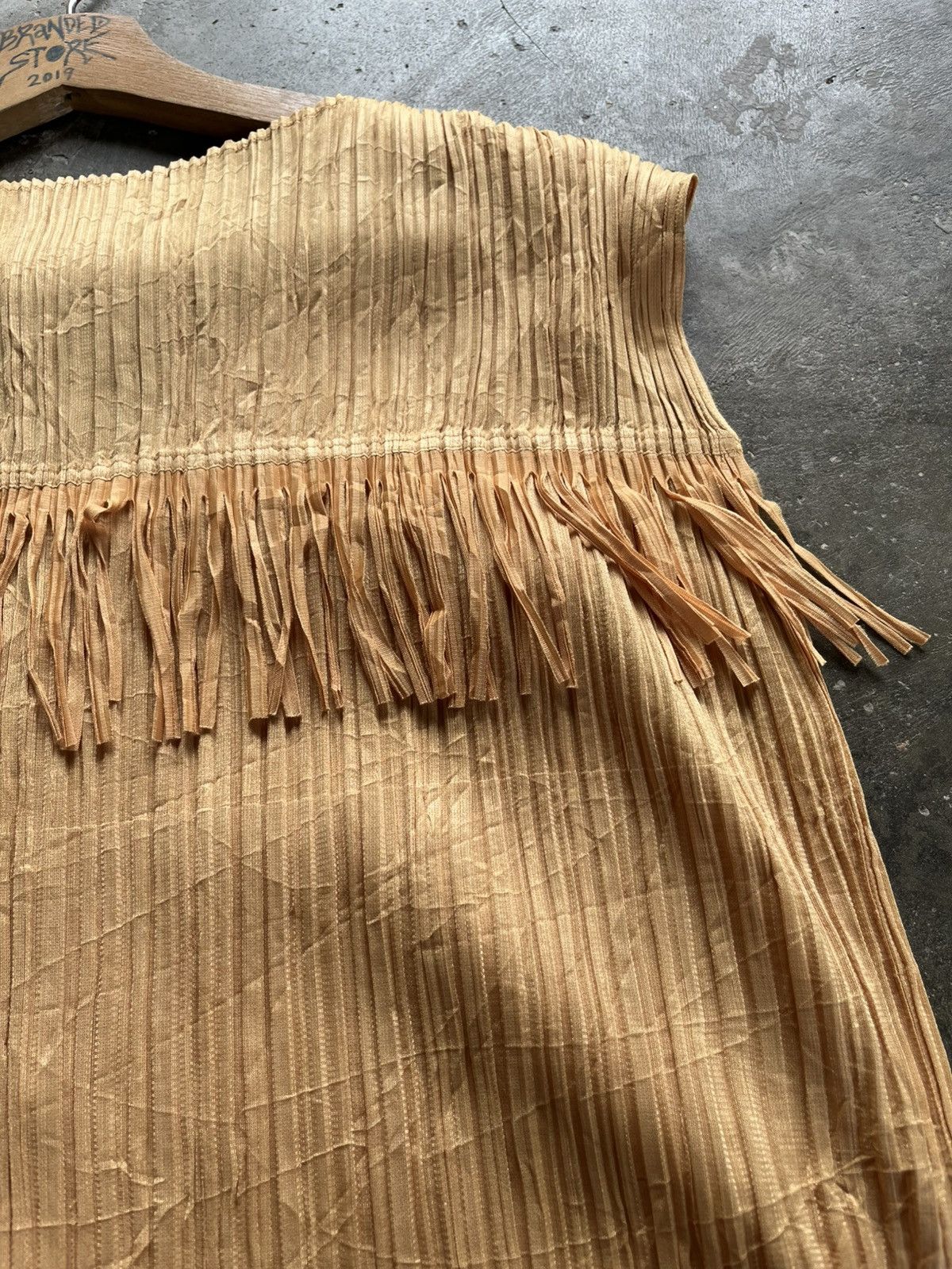 Pleats Please Issey Miyake PLEATS PLEASE Issey Miyake Fringe PP91 Wrinkles Vest Japan Size US M / EU 48-50 / 2 - 16 Thumbnail