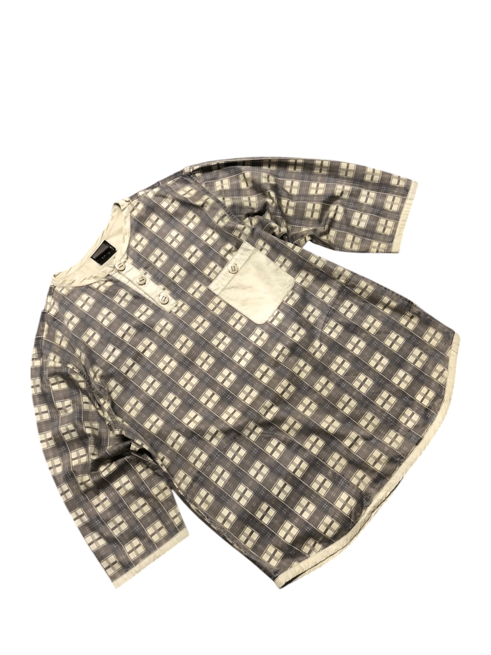 If Six Was Nine × Japanese Brand 2004 Flip The Script Checked Work Gear Shirt Jacket Size US L / EU 52-54 / 3 - 1 Thumbnail