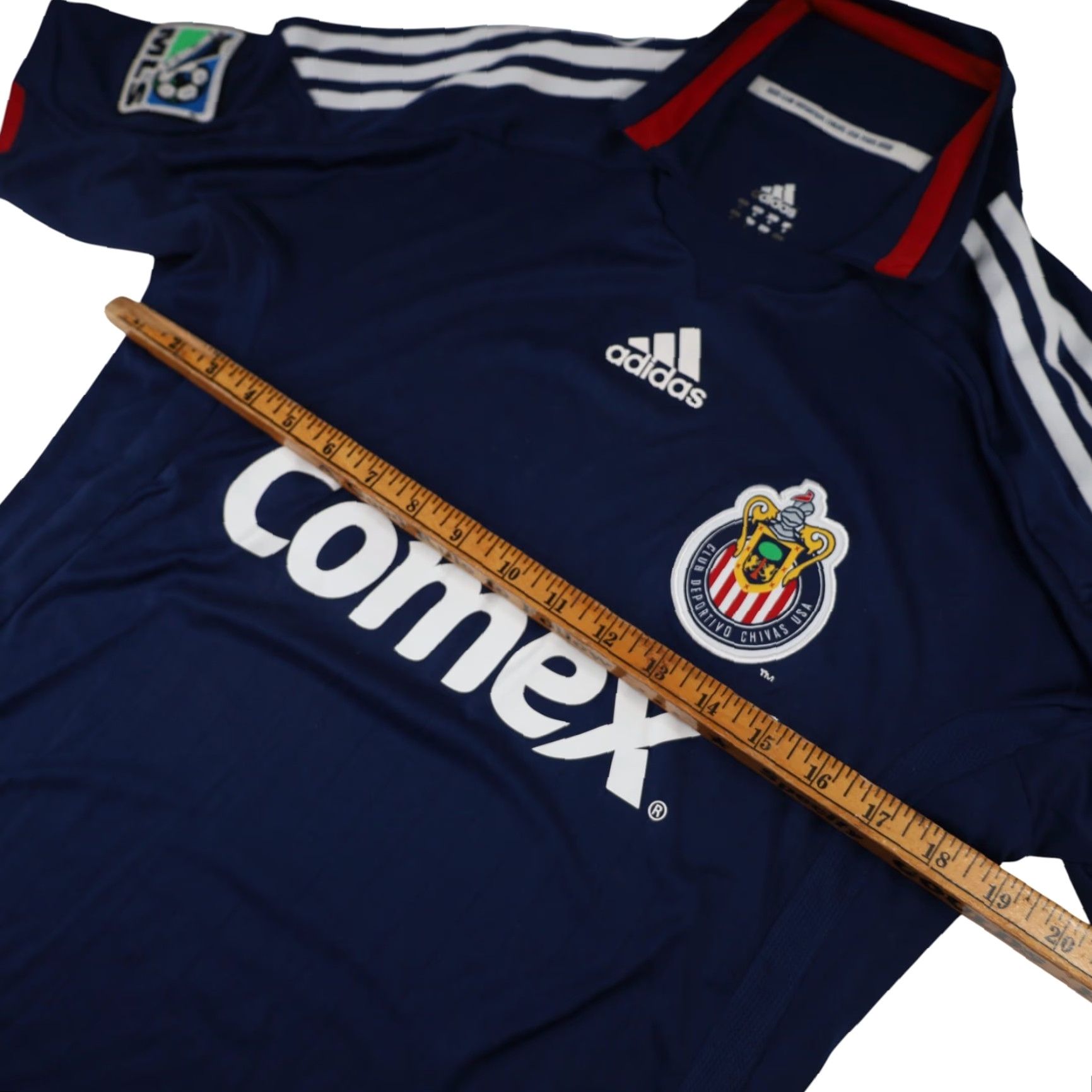 Adidas VINTAGE 2009 Adidas Club Deportivo Chivas USA Soccer Jersey Blue M Mens Size US M / EU 48-50 / 2 - 7 Thumbnail