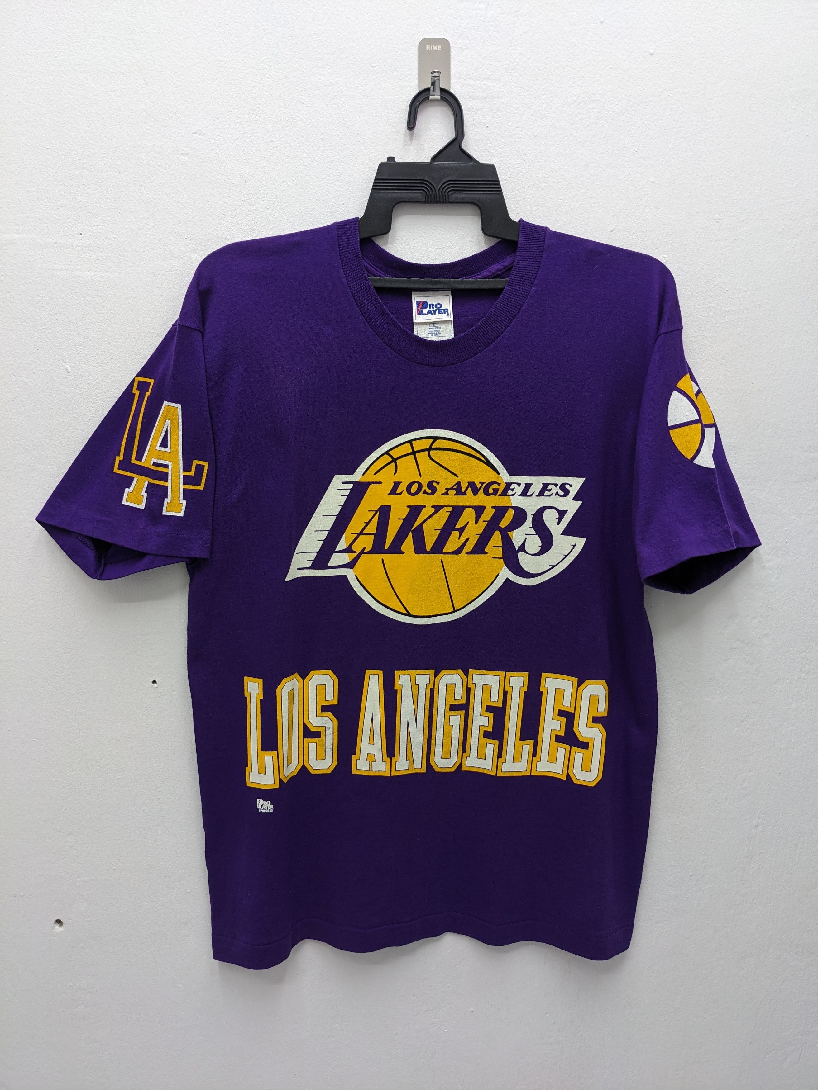 NBA Vintage L.A. Lakers X Pro Player X Nba Tshirt Size US L / EU 52-54 / 3 - 2 Thumbnail