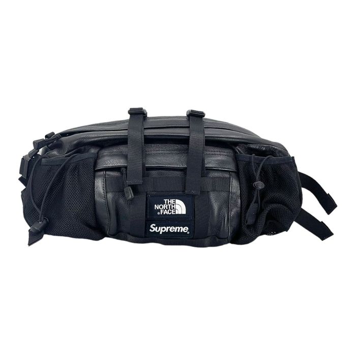 Supreme Supreme The North Face Leather Mountain Waist Bag Black 