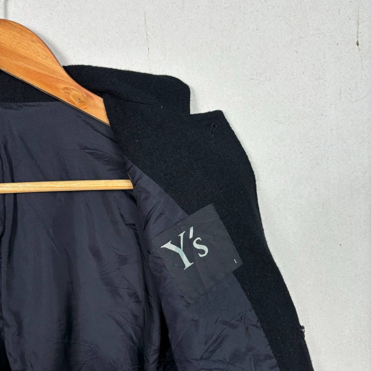Yohji Yamamoto Y’s Yohji Yamamoto Vintage Black Wool Blazer Jacket Size S / US 4 / IT 40 - 6 Thumbnail